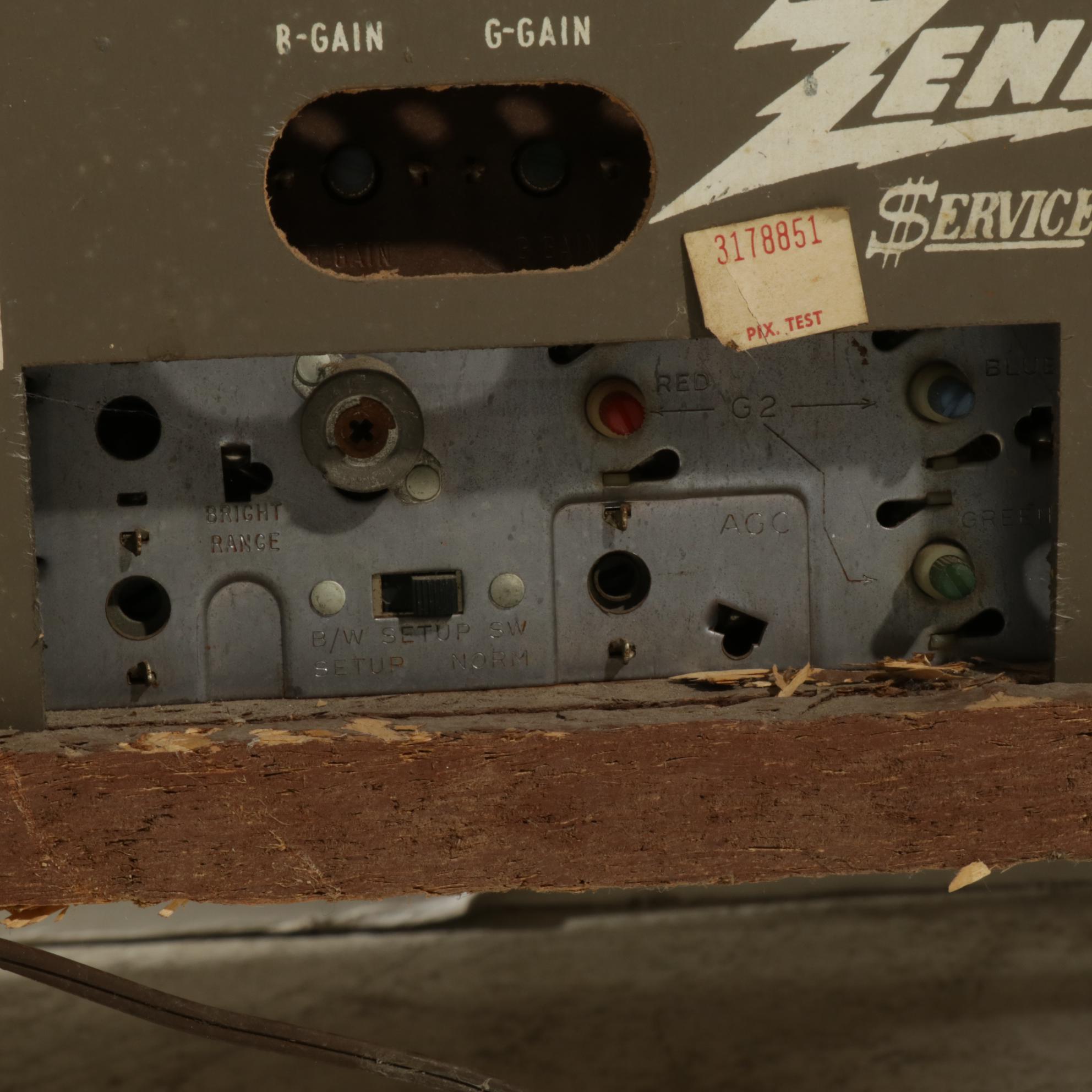 Zenith "Service Saver" All Channel Color Television, 1960s