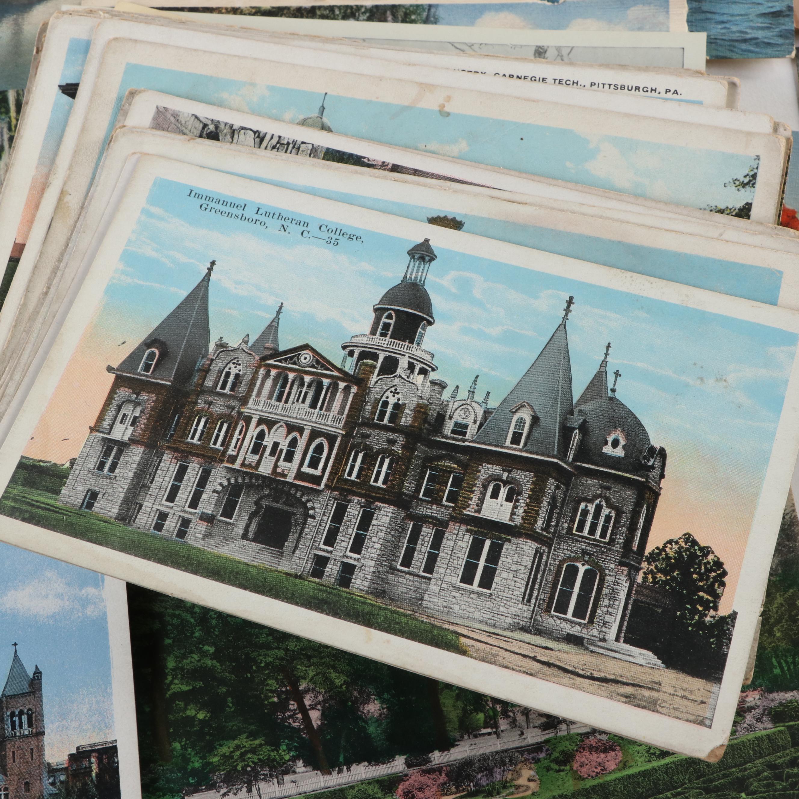 North Carolina, California, Virginia and Other Souvenir Postcards