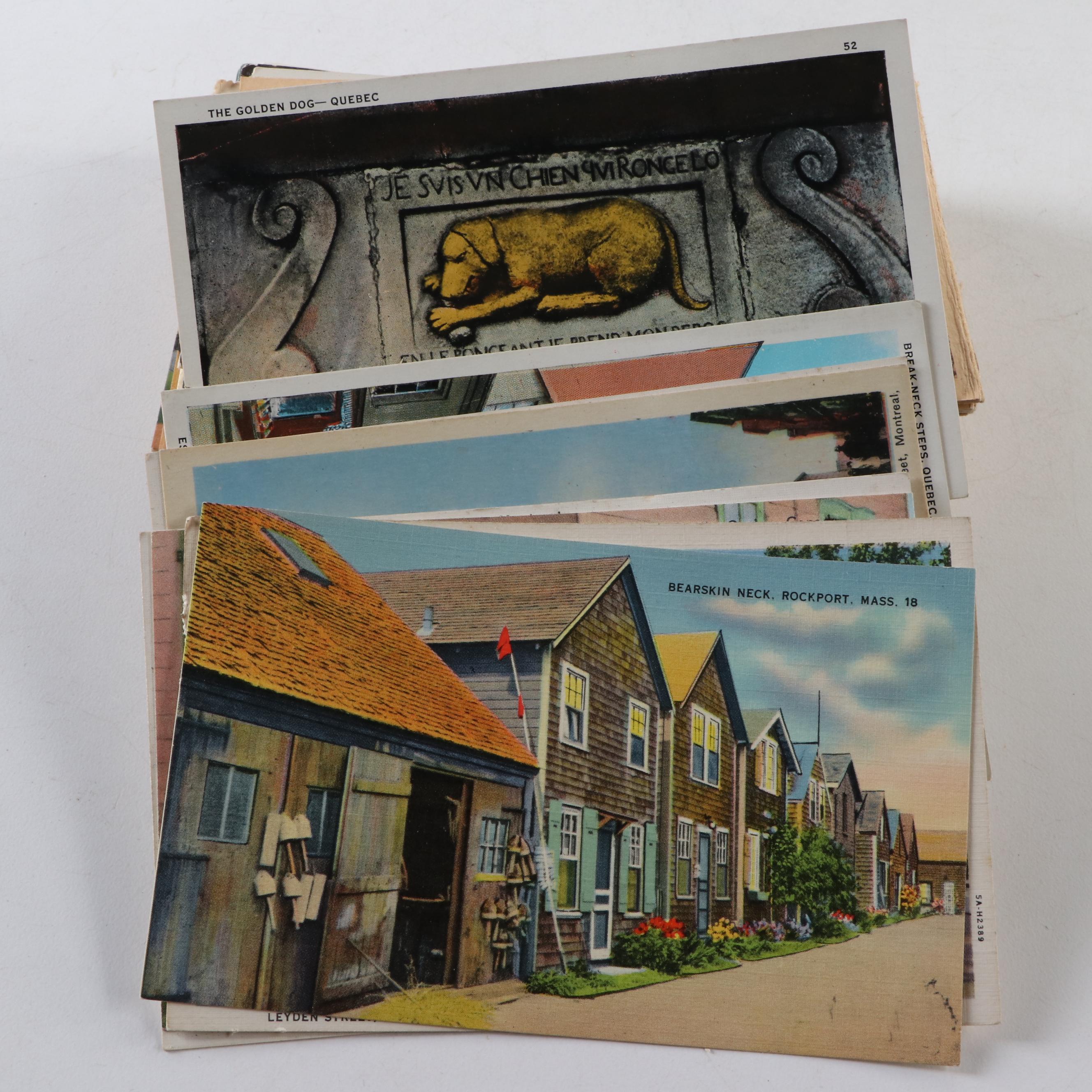 North Carolina, California, Virginia and Other Souvenir Postcards