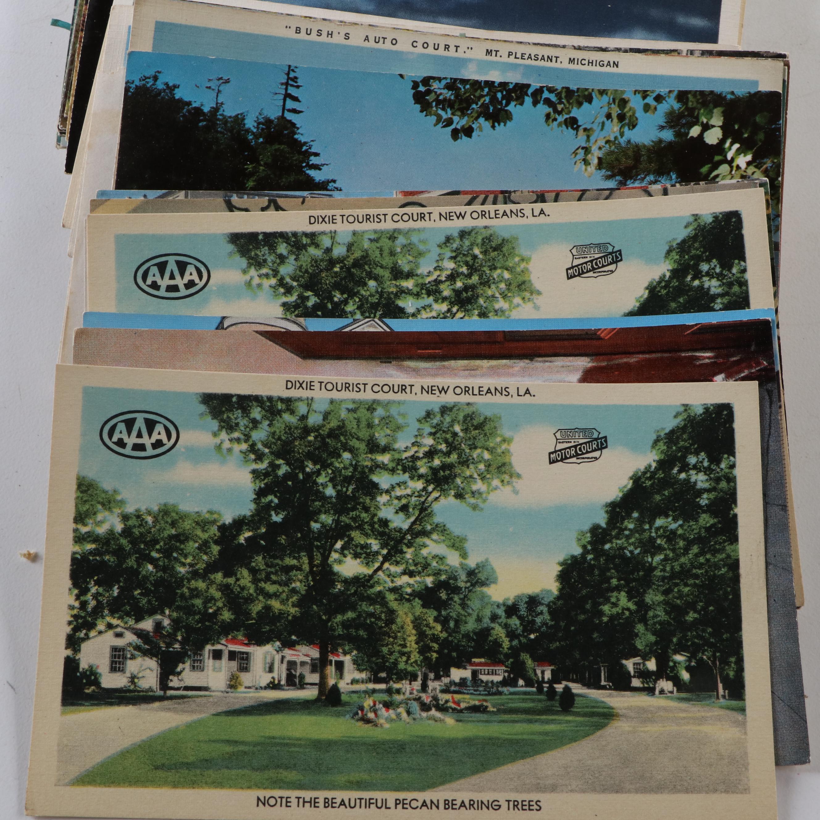 North Carolina, California, Virginia and Other Souvenir Postcards