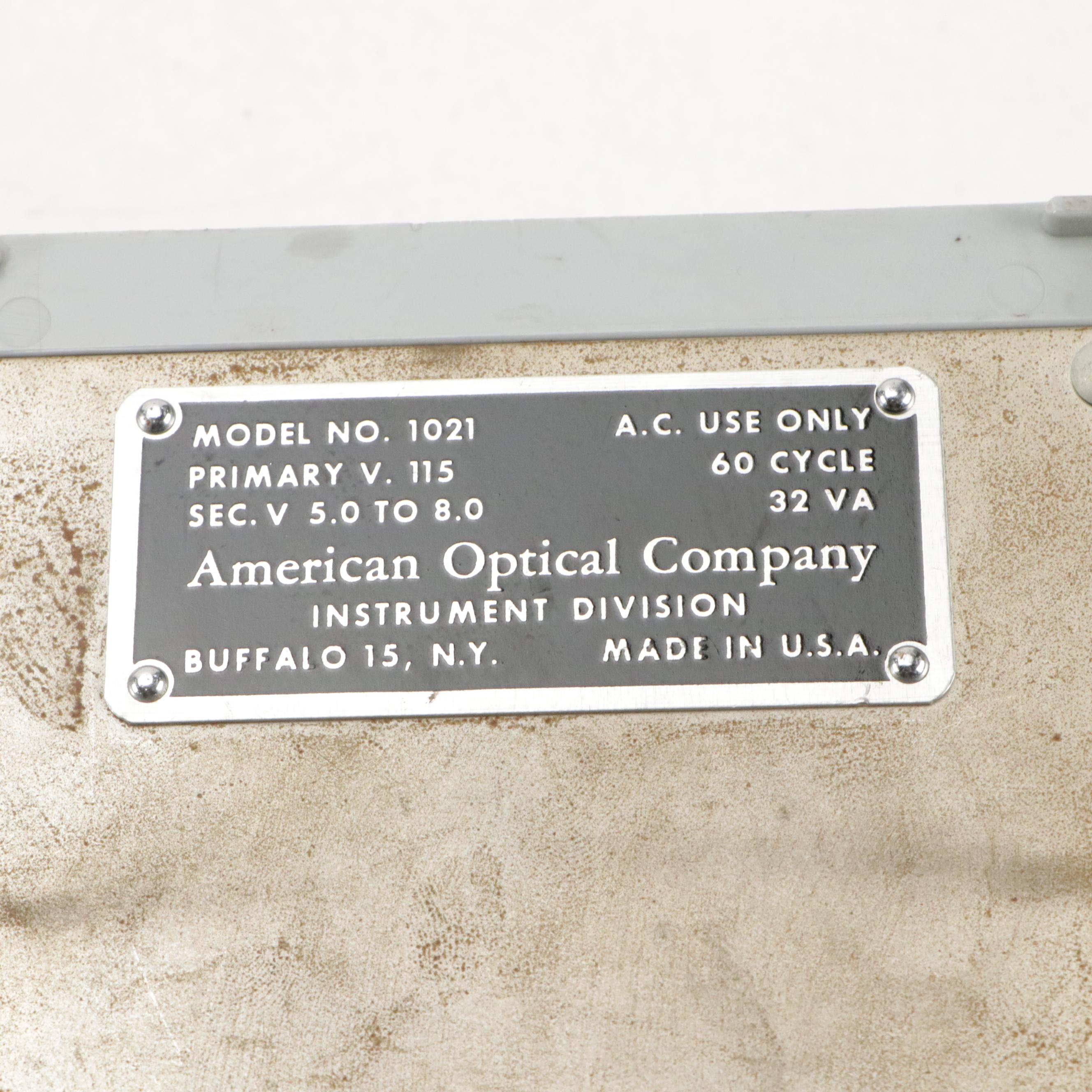 American Optical Microscopes With Assorted Lenses, Eyepieces, Adaptors, More