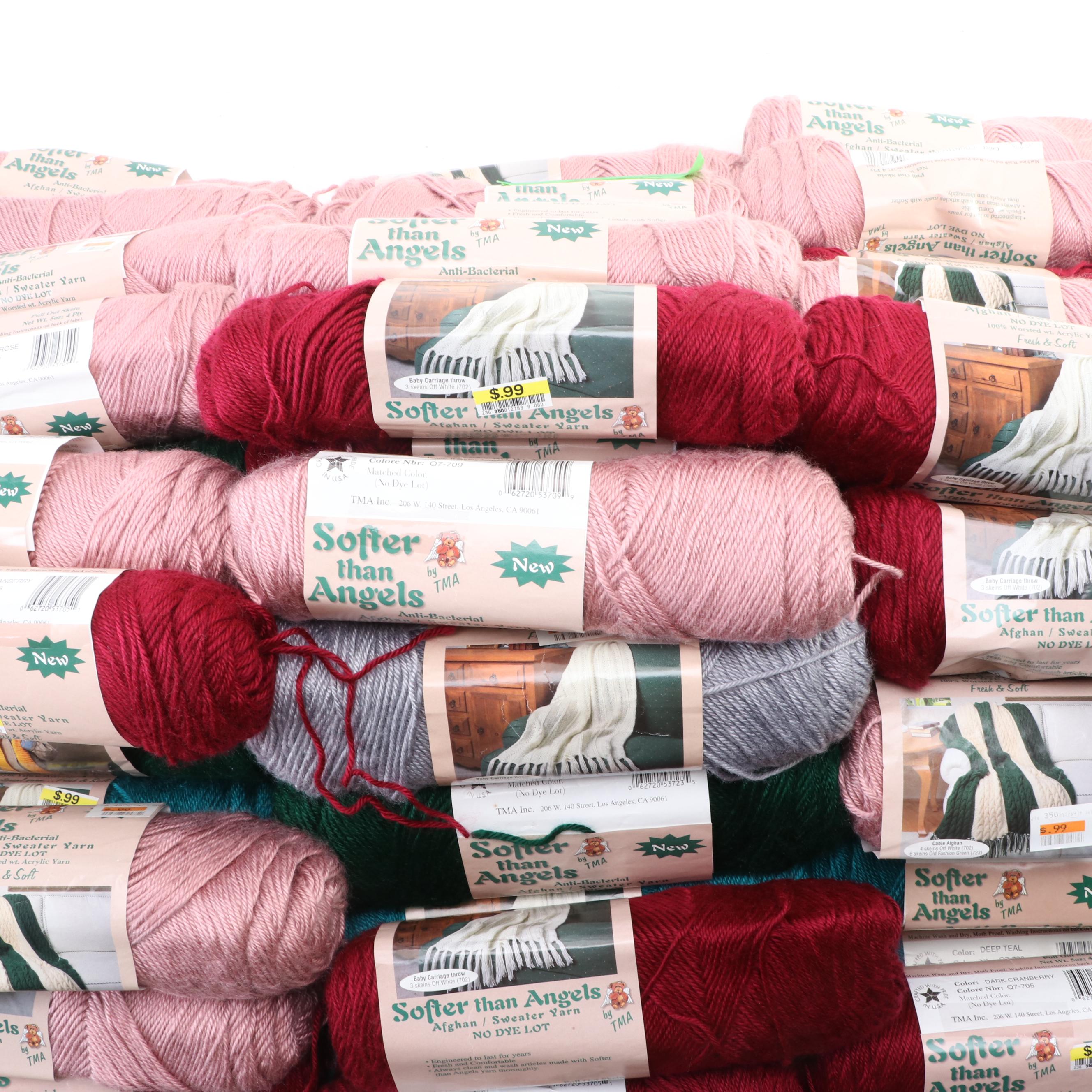 Several Bundles of Sweater/Afghan Yarn
