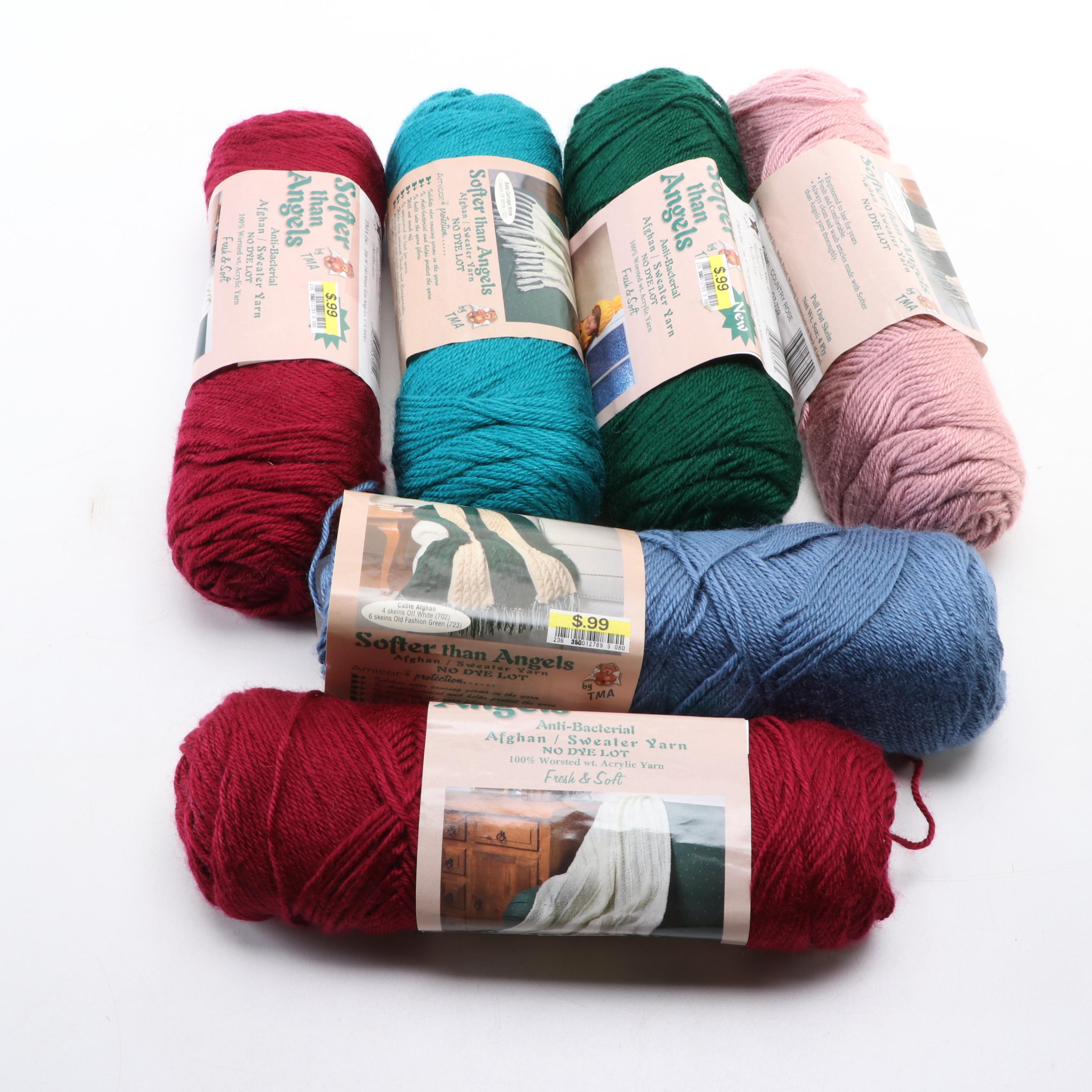 Several Bundles of Sweater/Afghan Yarn
