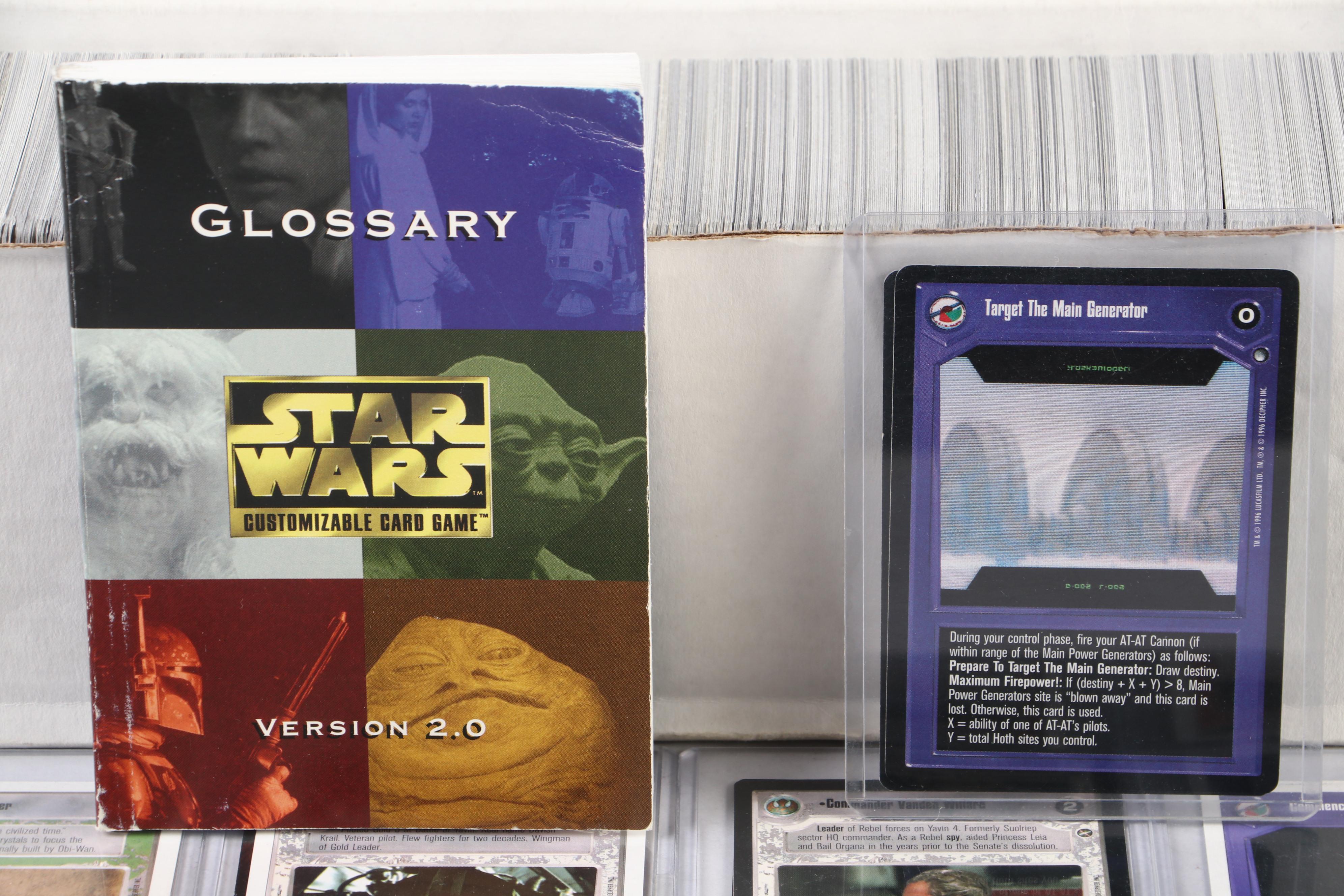 Star Wars Trading Cards with Storage Box, 2000s