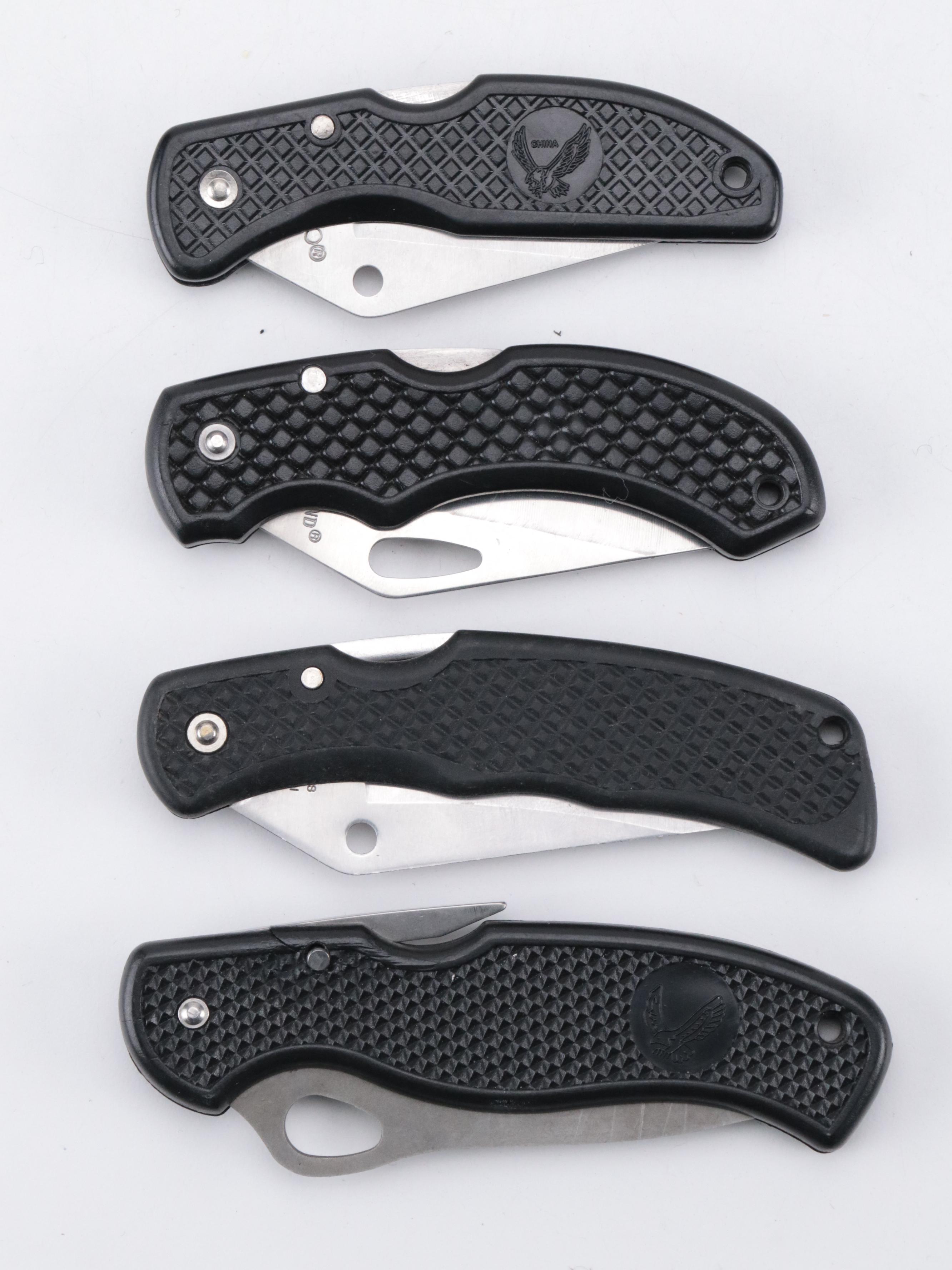 Frost Cutlery, Rostfrei, Buck and More Folding Knives