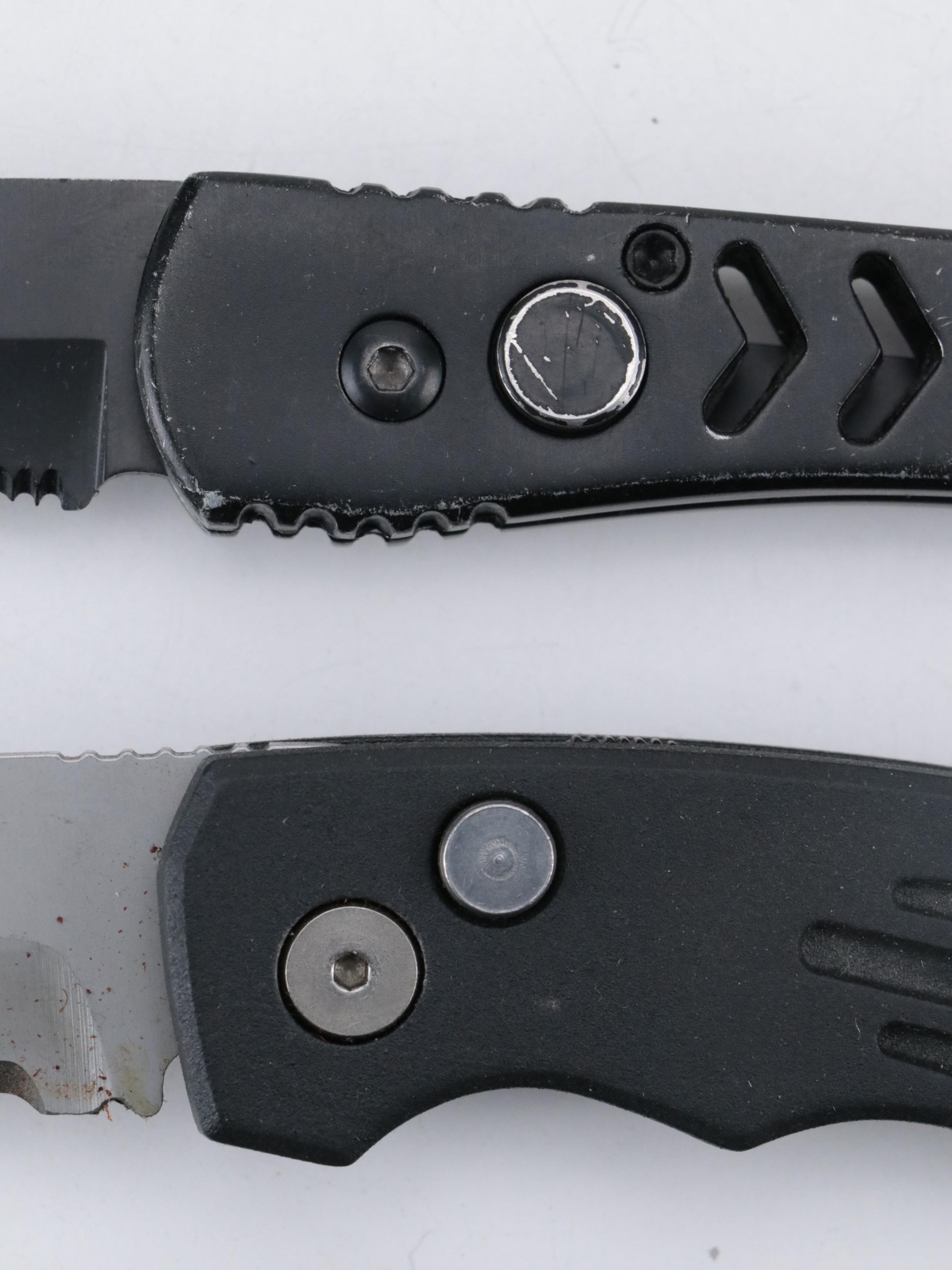 Frost Cutlery, Rostfrei, Buck and More Folding Knives