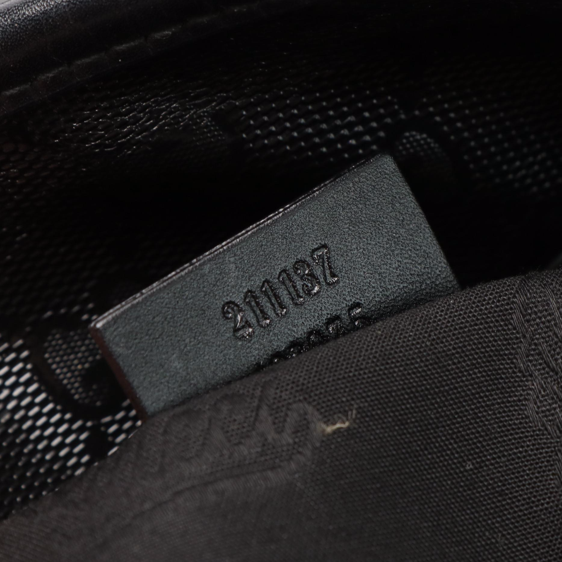 Gucci Imprimé Tote in GG Supreme Black Metallic Coated Canvas and Leather