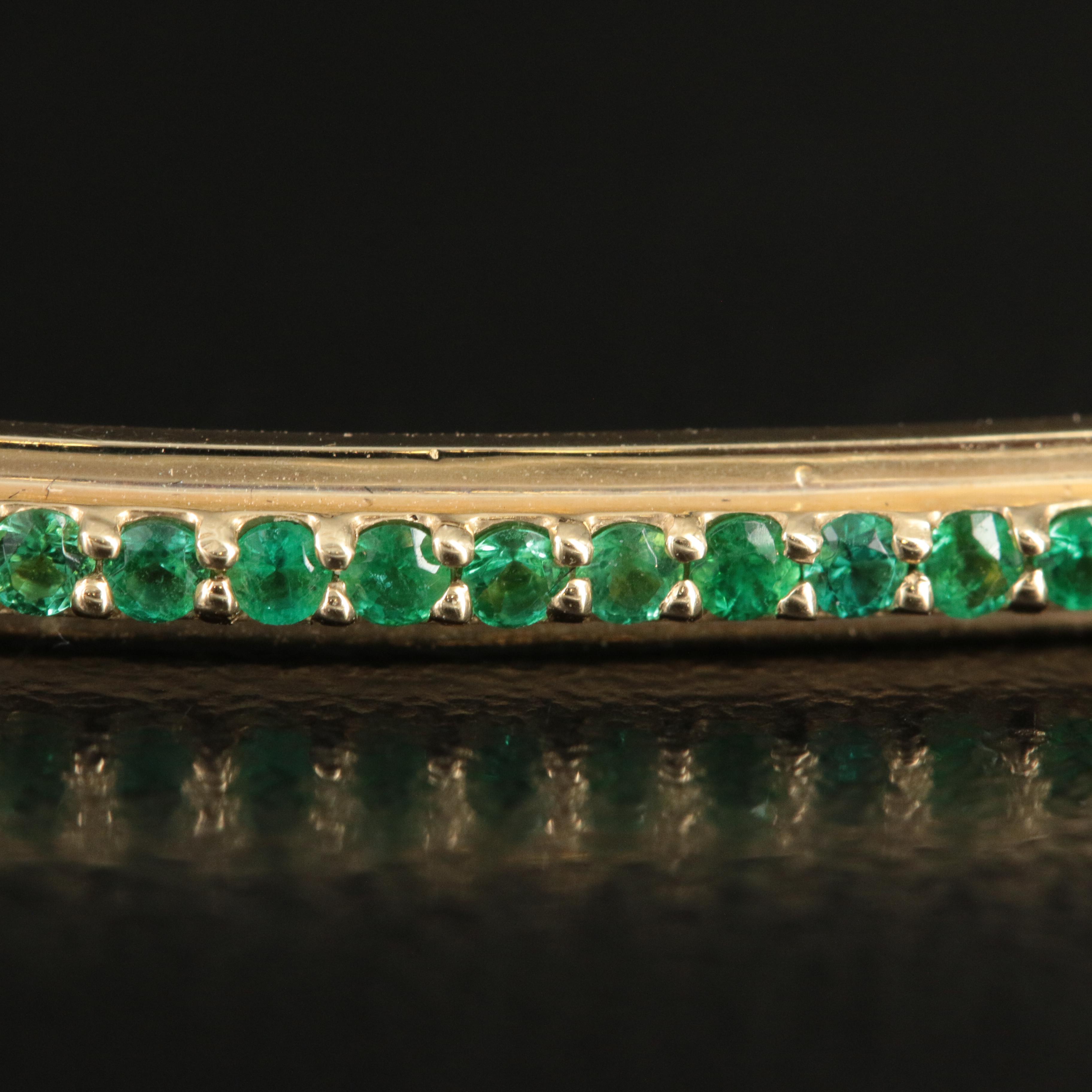 Shylee Rose 14K Emerald Cuff Bracelet