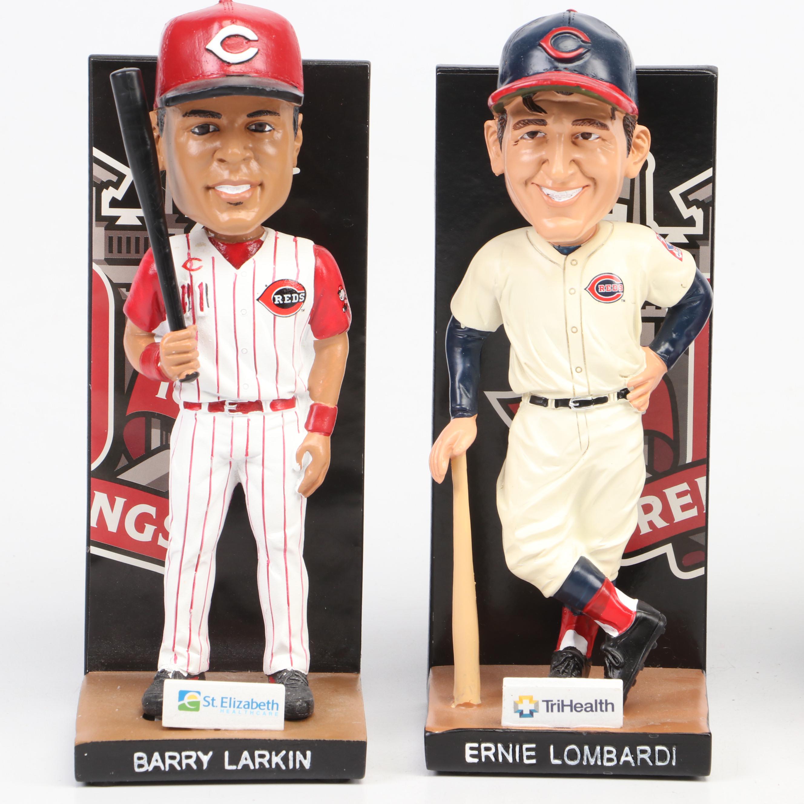 Cincinnati Reds Bobbleheads Featuring Pete Rose, Johnny Bench, Marge ...