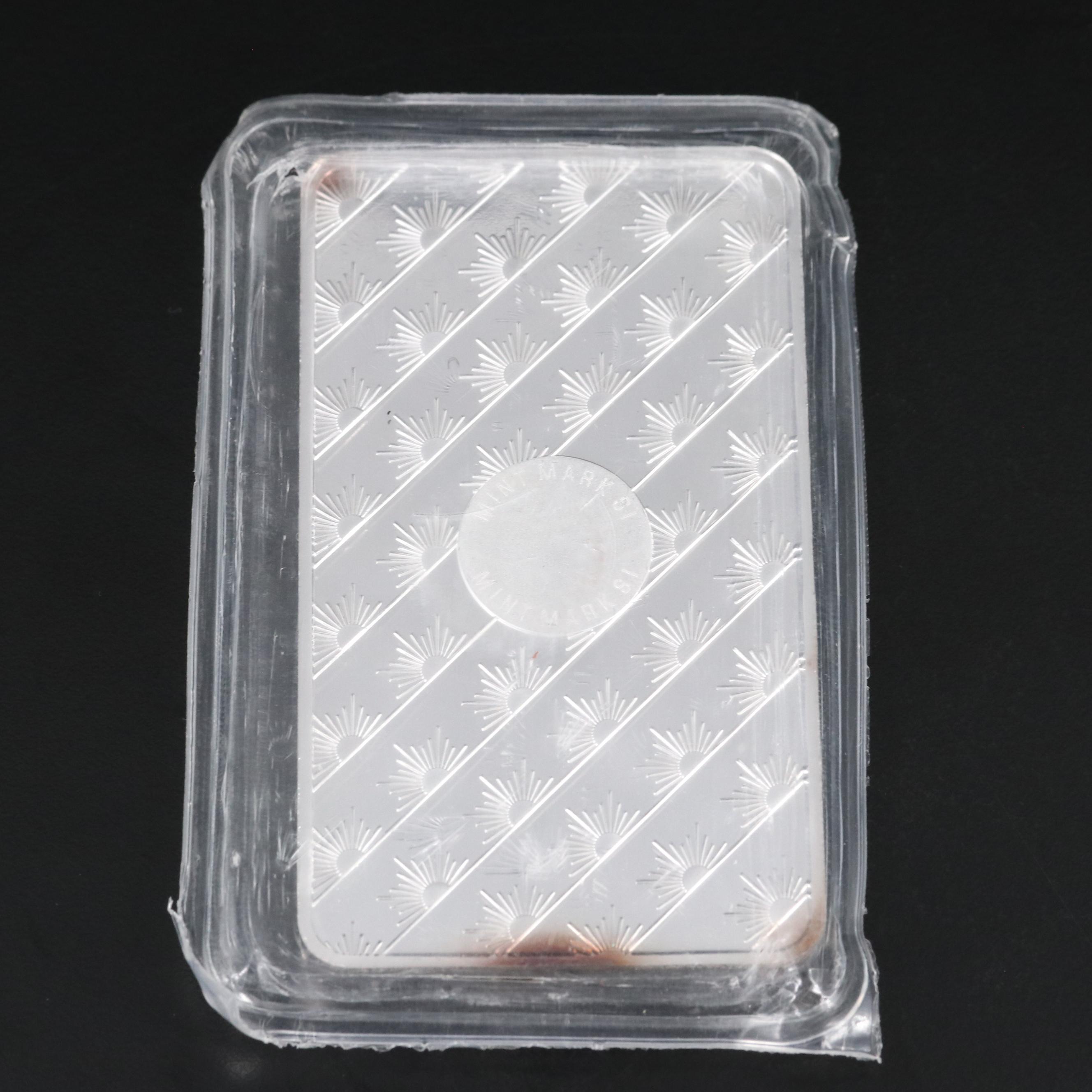 Two Ten Troy Ounce .999 Silver Bars