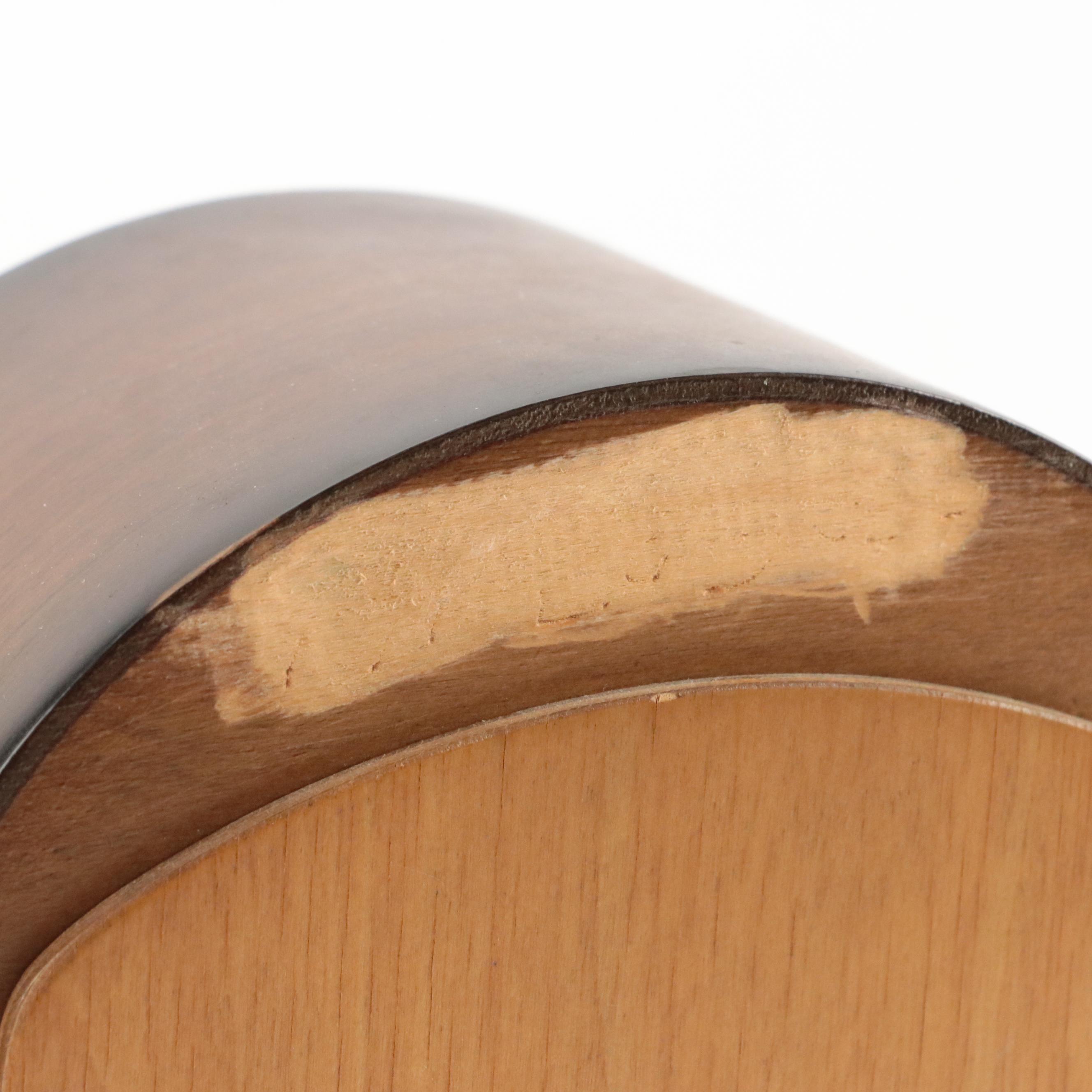 Linden German Wooden Mantel Clock, 1970s