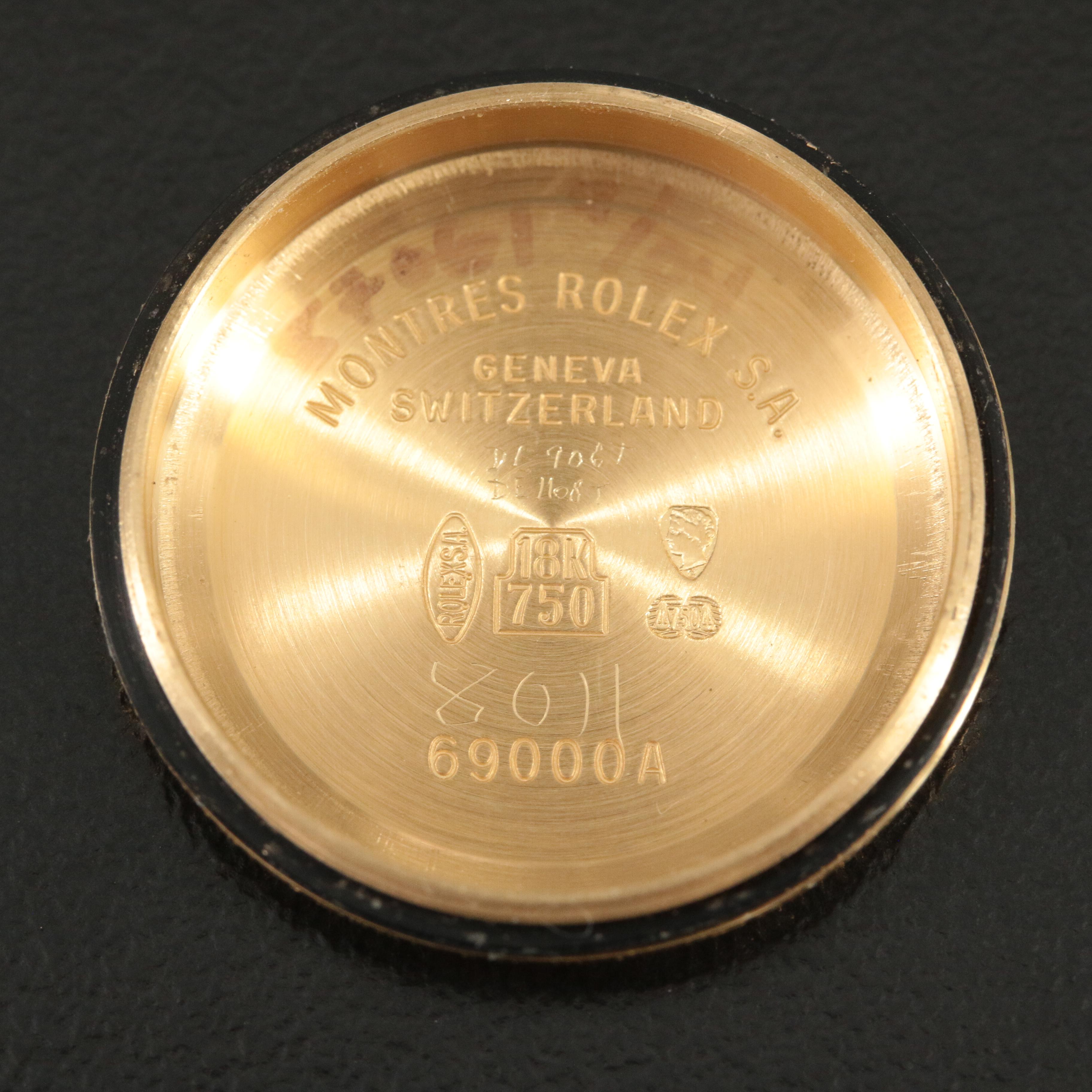 1990 Rolex 18K Custom Diamond Dial Datejust President Band Watch