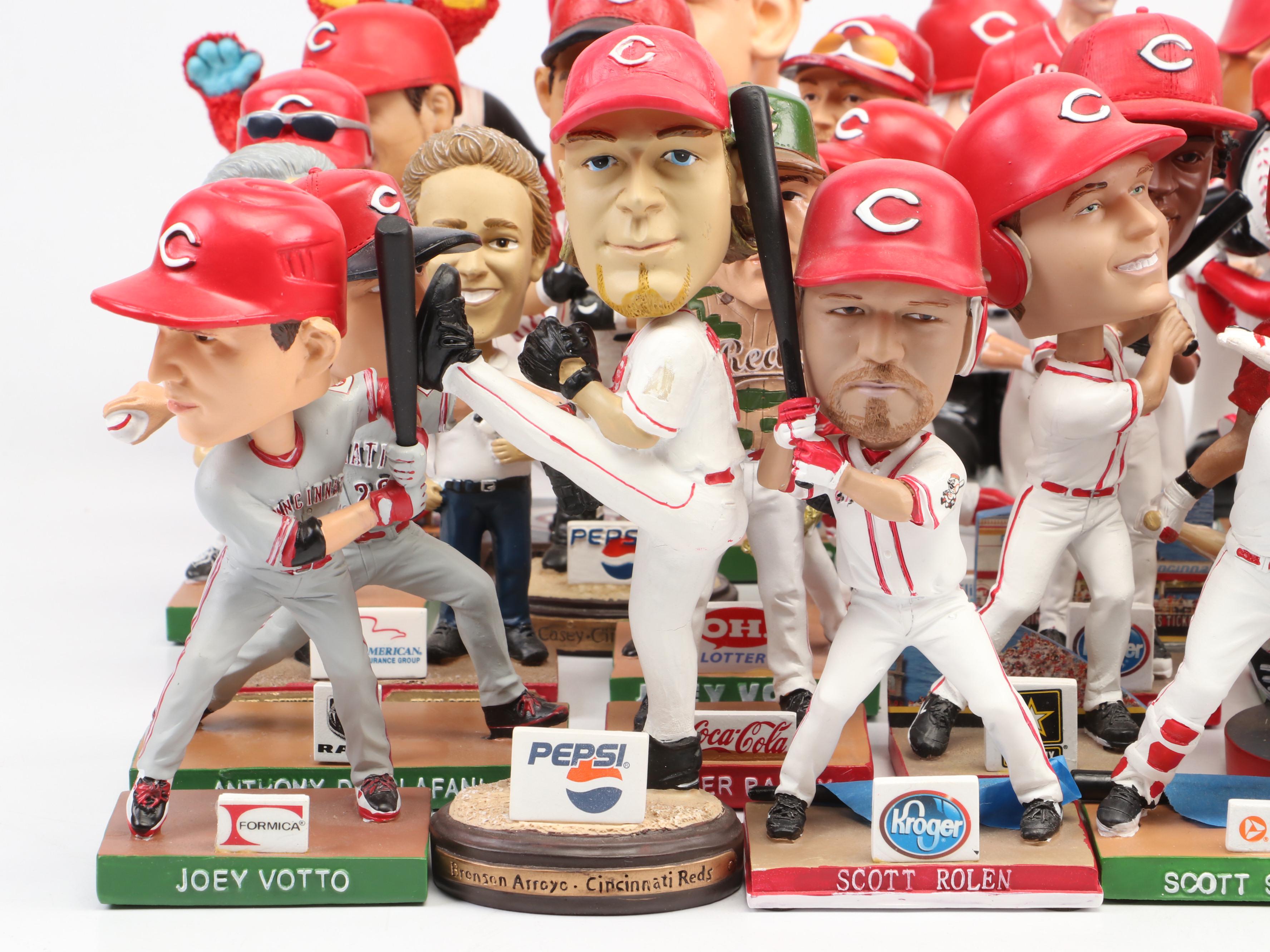 Cincinnati Reds Bobbleheads Featuring Johnny Cueto, Joey Votto, and More
