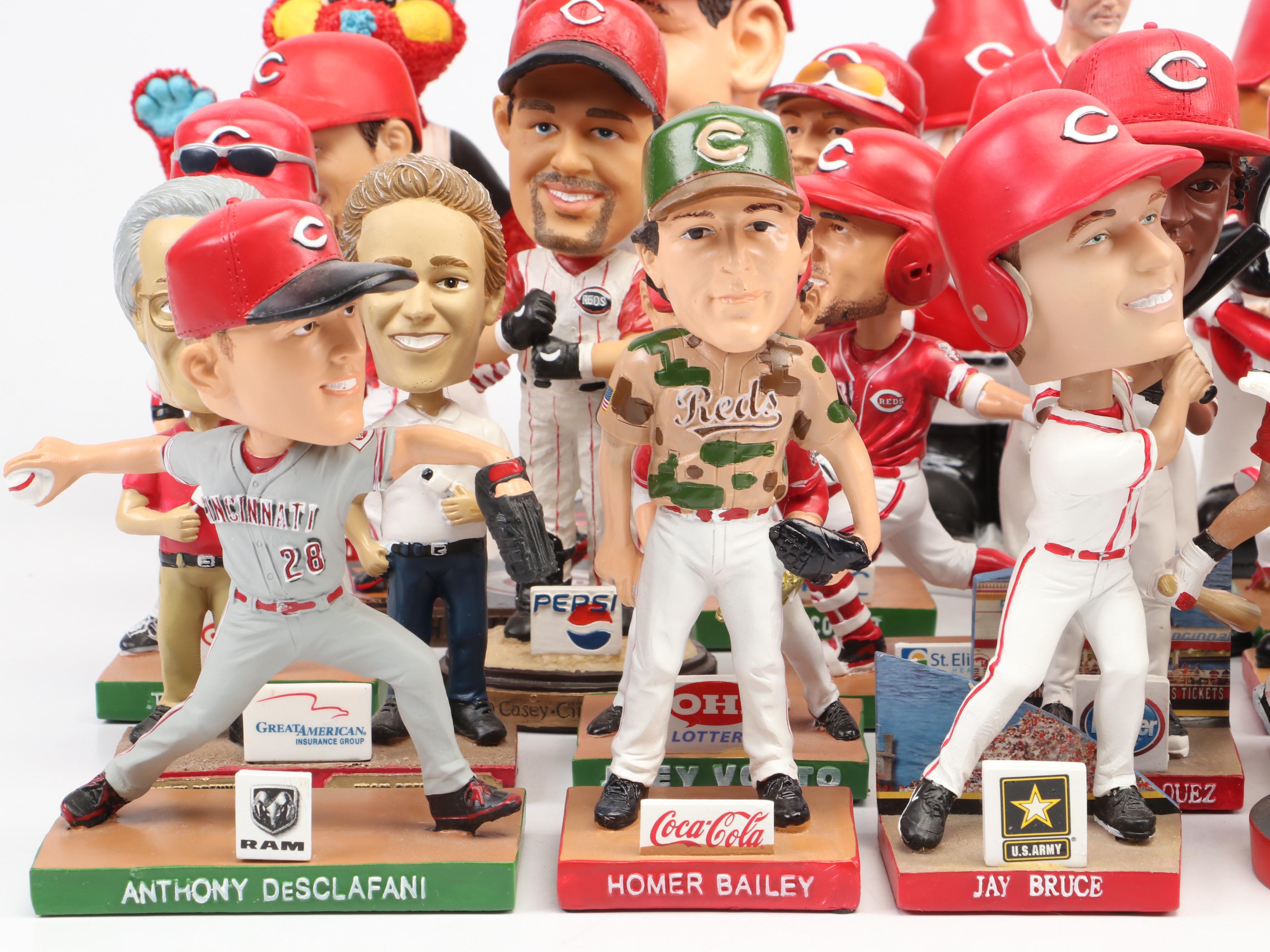 Cincinnati Reds Bobbleheads Featuring Johnny Cueto, Joey Votto, and More