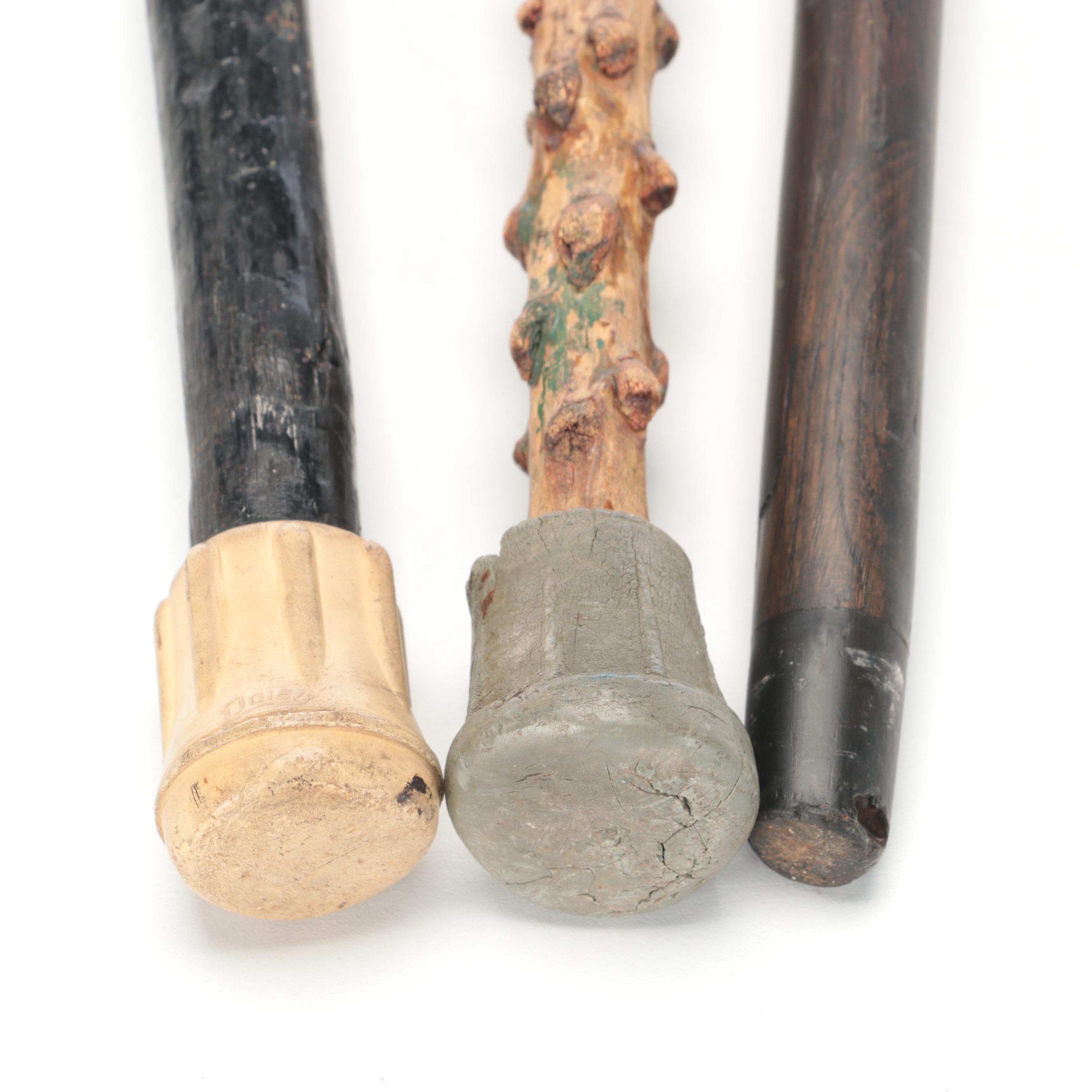 Thronwood and Other Crook Handle Canes