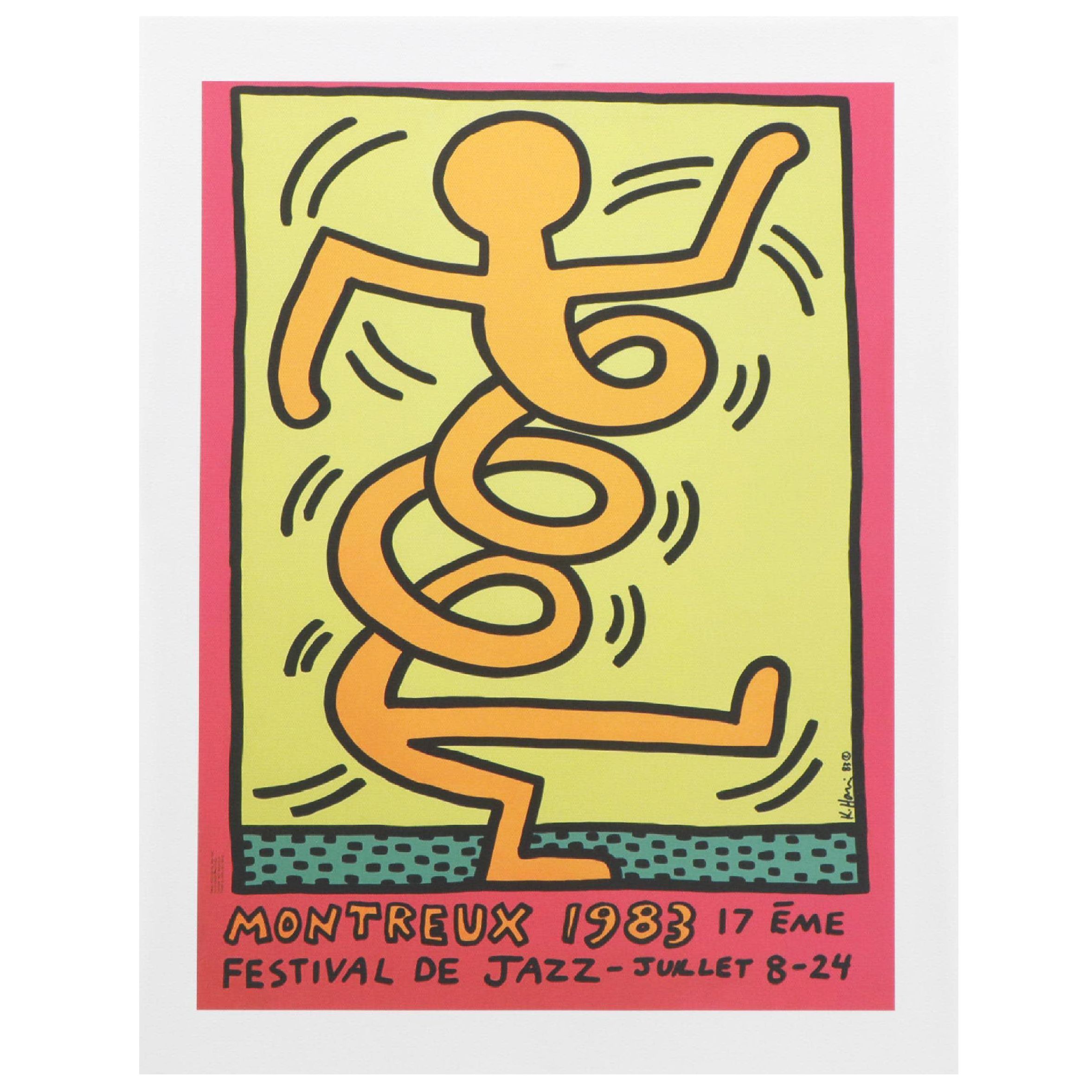 Giclée After Keith Haring's Montreux Jazz Festival Poster