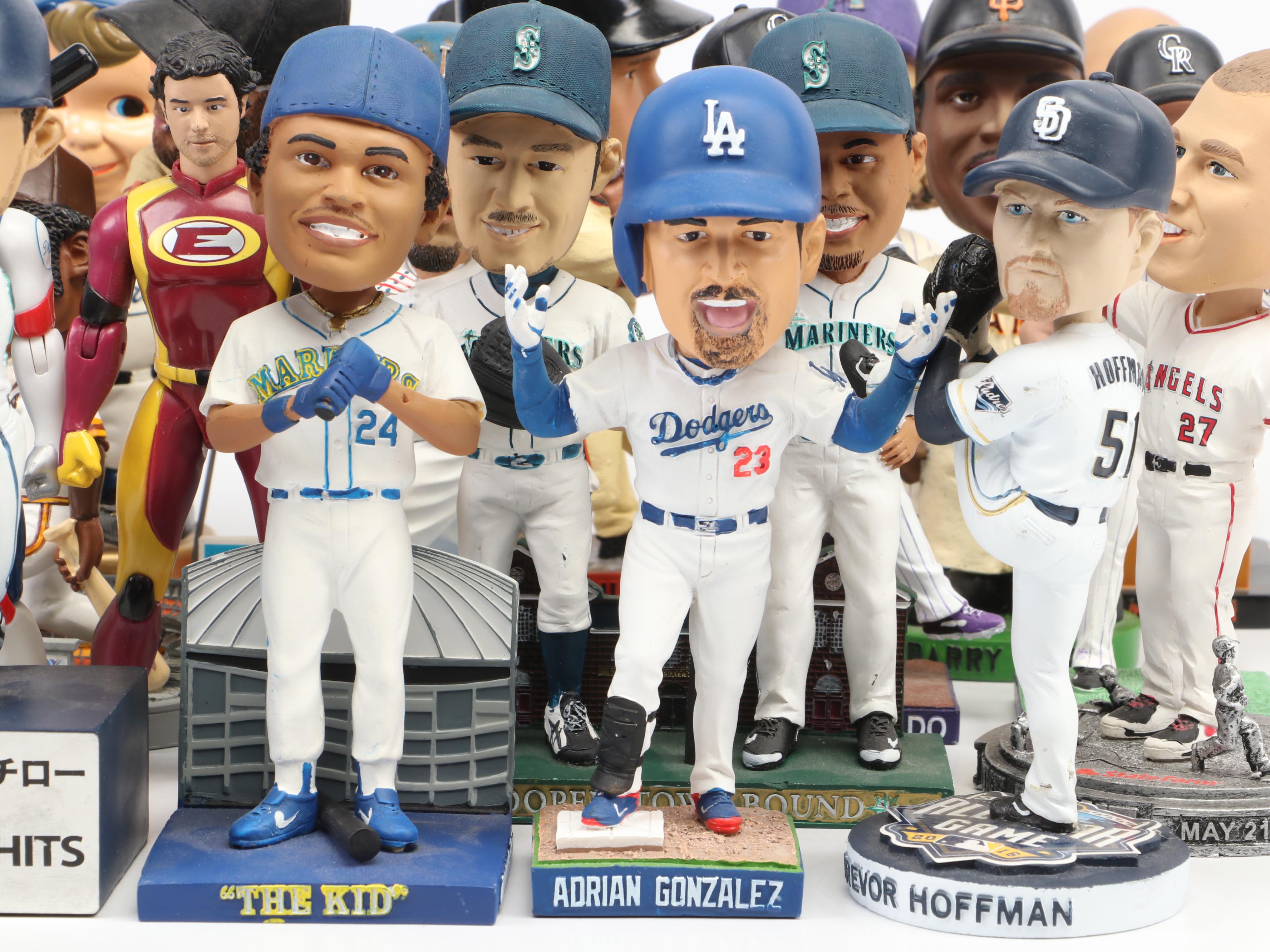 Baseball Bobbleheads Featuring Mike Trout, Barry Bonds, Ichiro, and More