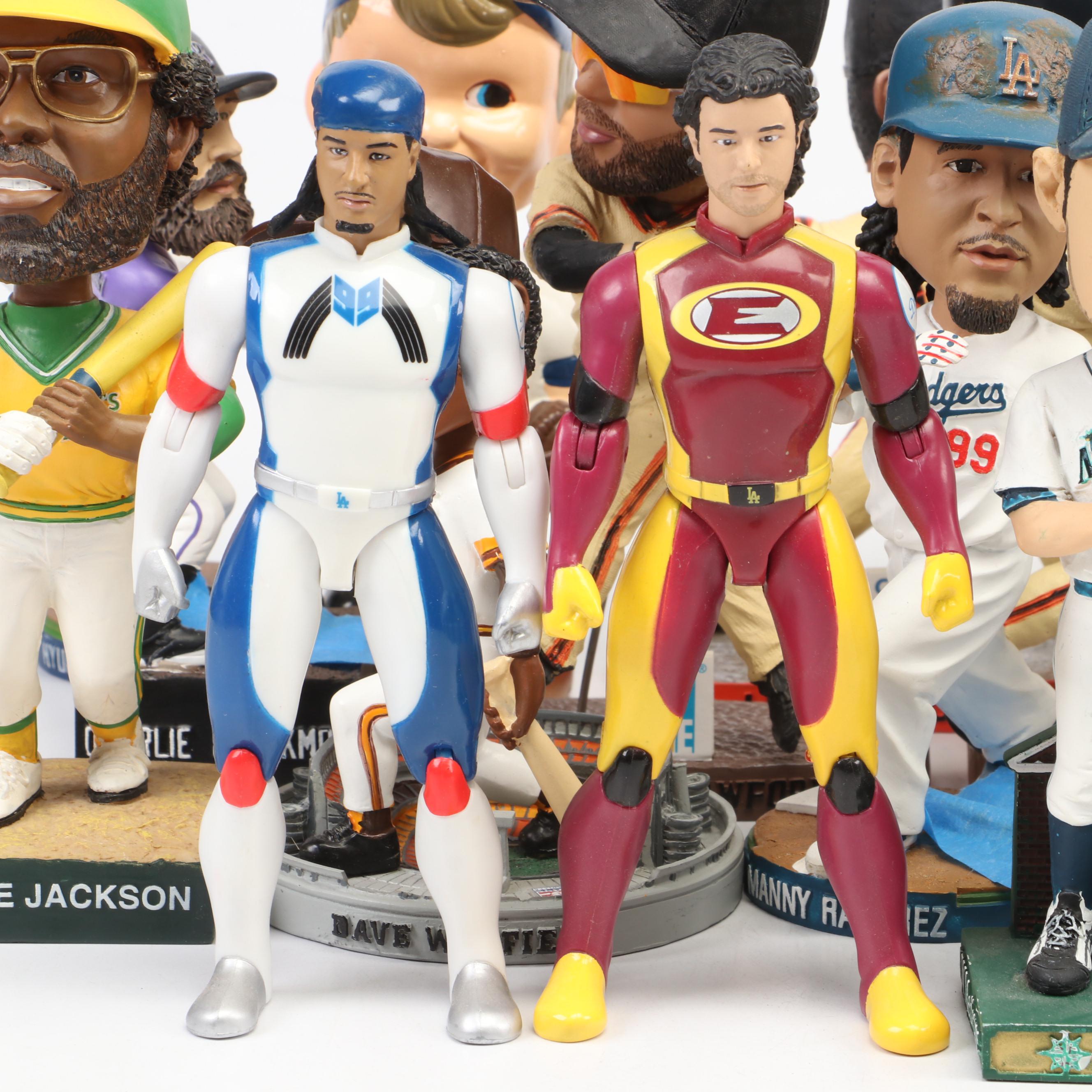 Baseball Bobbleheads Featuring Mike Trout, Barry Bonds, Ichiro, and More
