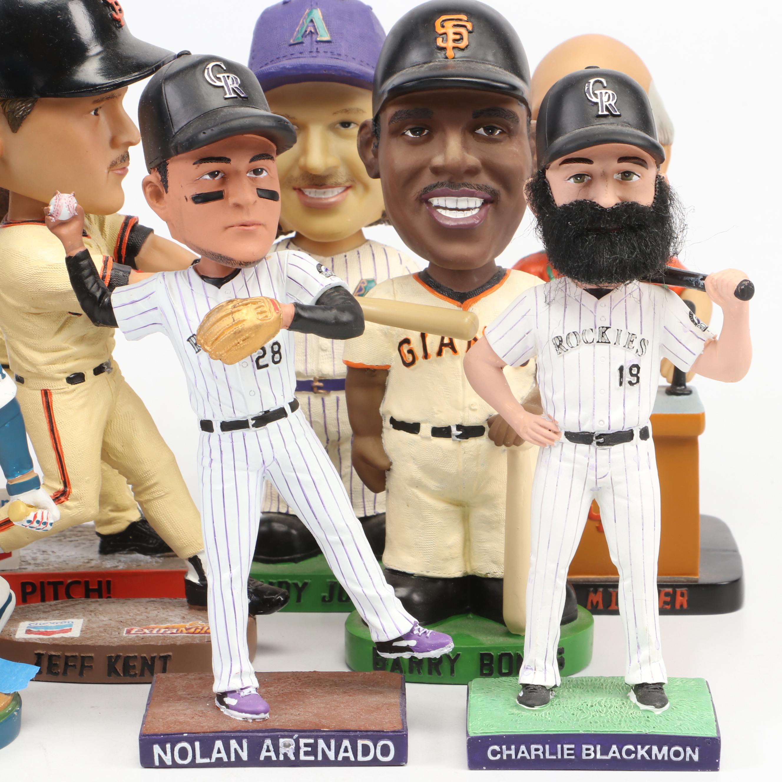 Baseball Bobbleheads Featuring Mike Trout, Barry Bonds, Ichiro, and More