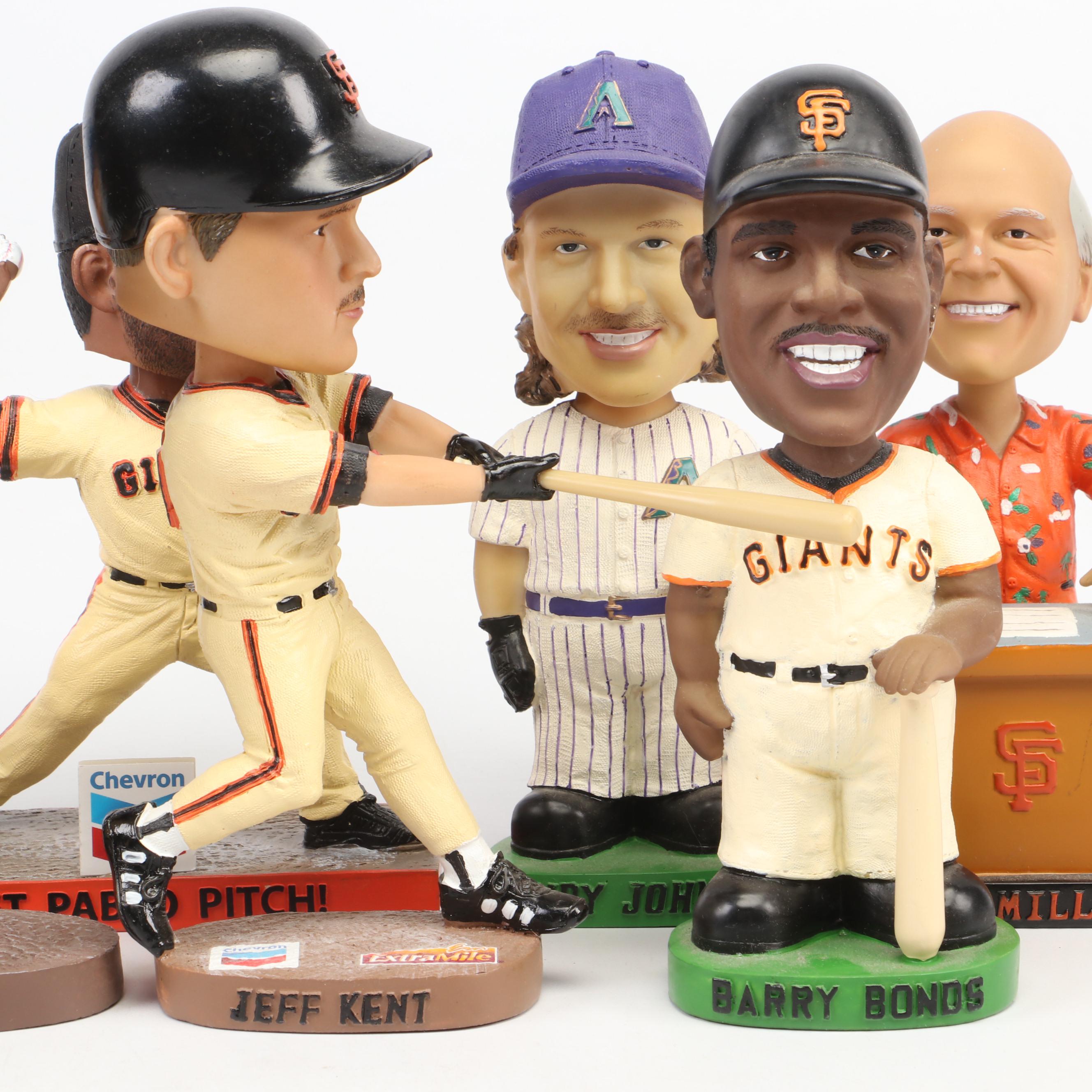 Baseball Bobbleheads Featuring Mike Trout, Barry Bonds, Ichiro, and More