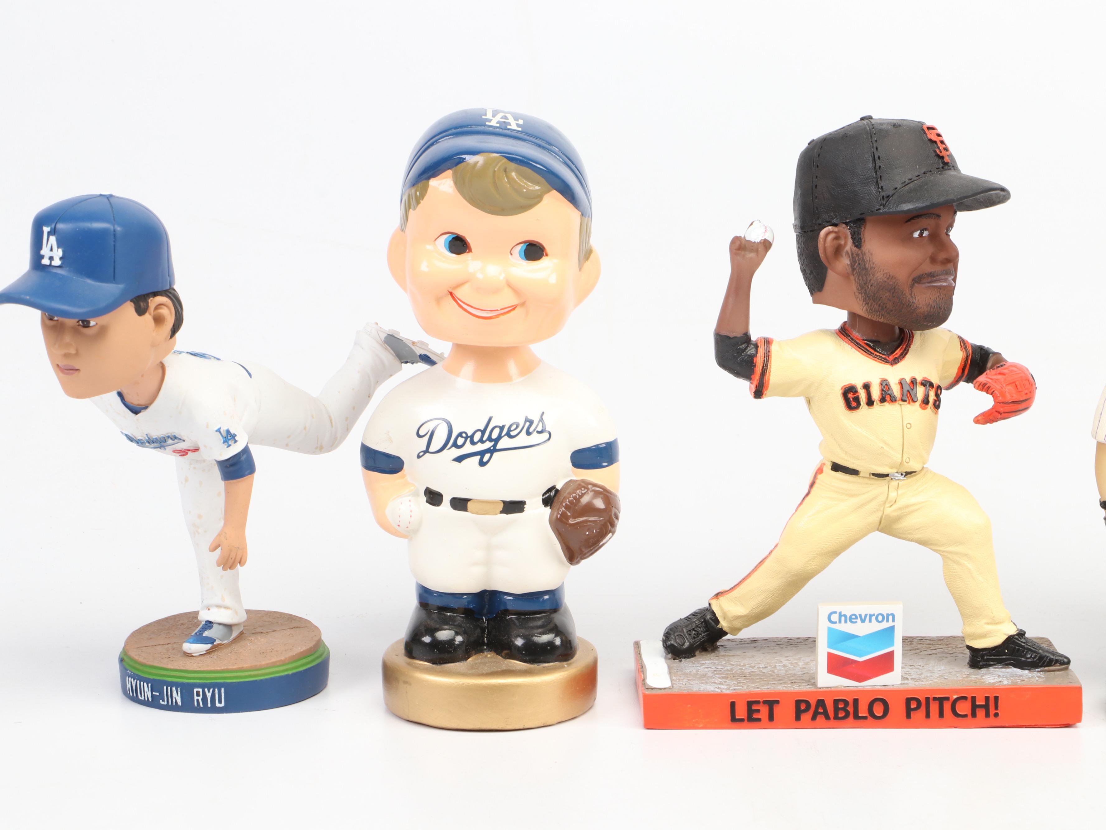 Baseball Bobbleheads Featuring Mike Trout, Barry Bonds, Ichiro, and More