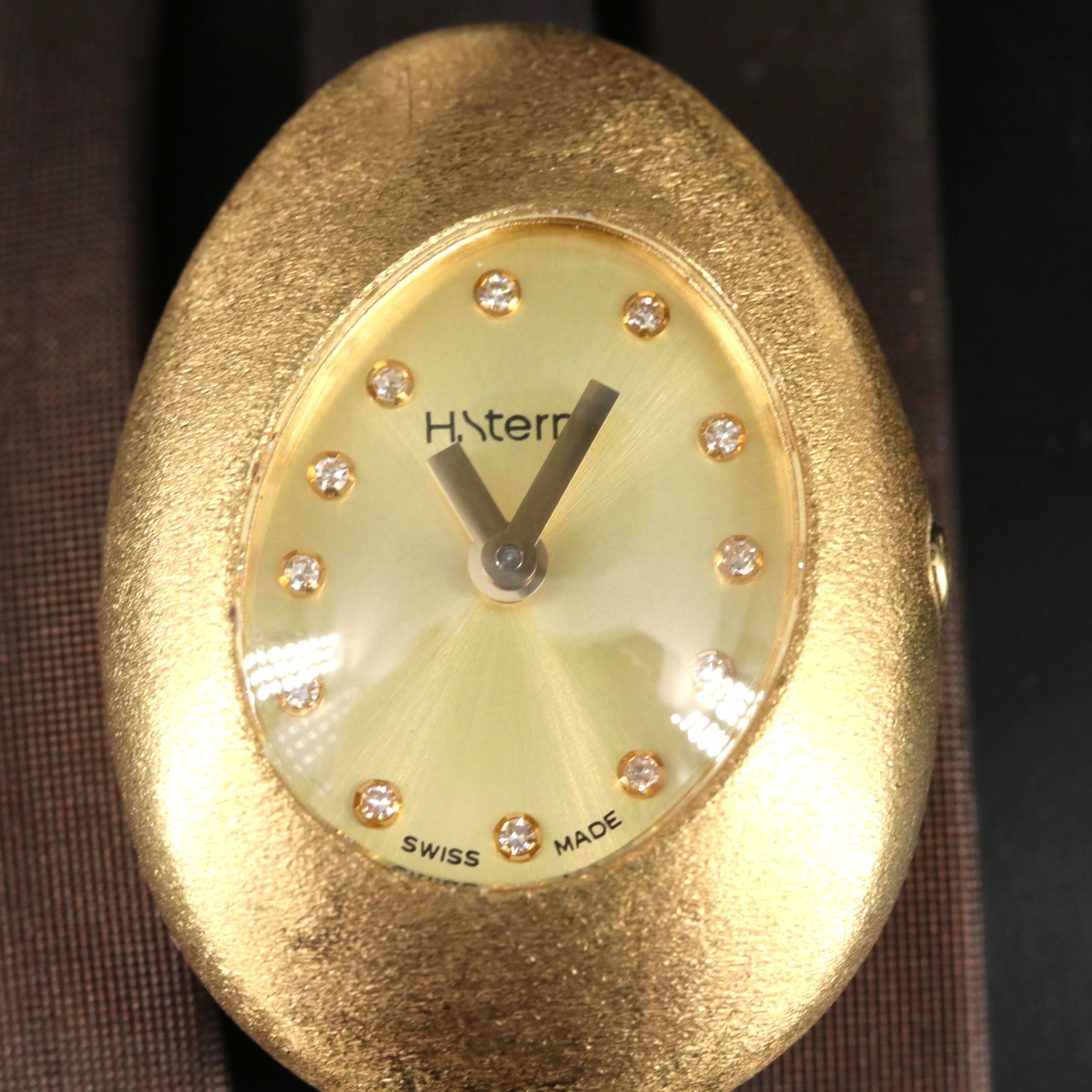 18K Diamond Dial H. Stern "Golden Stones" Swiss Watch