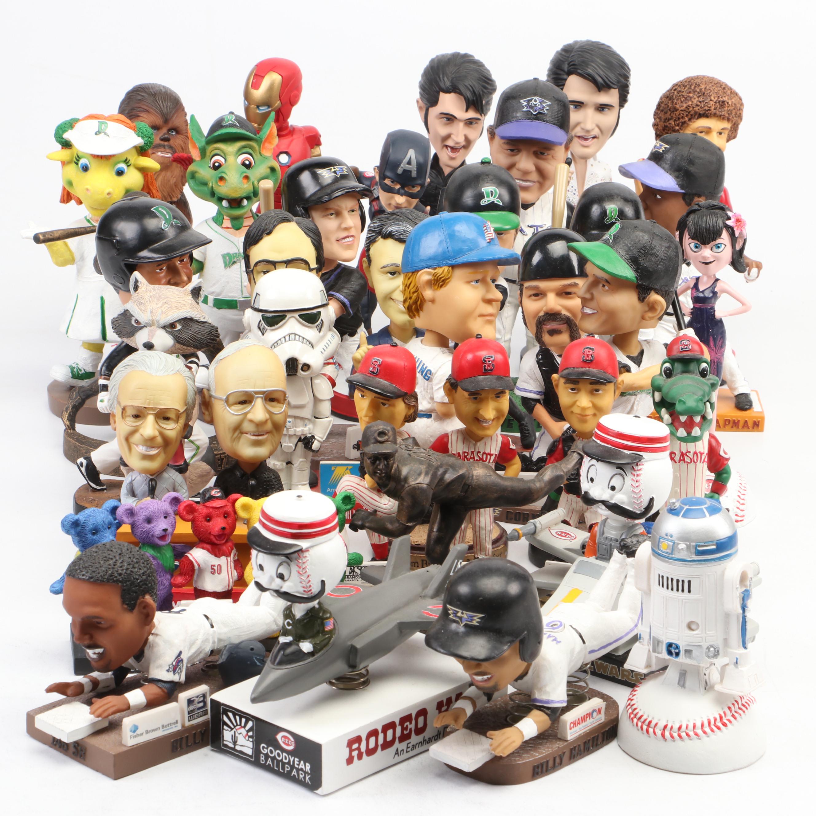 Cincinnati Reds Themed Bobbleheads with Star Wars, Marvel, Elvis, and More