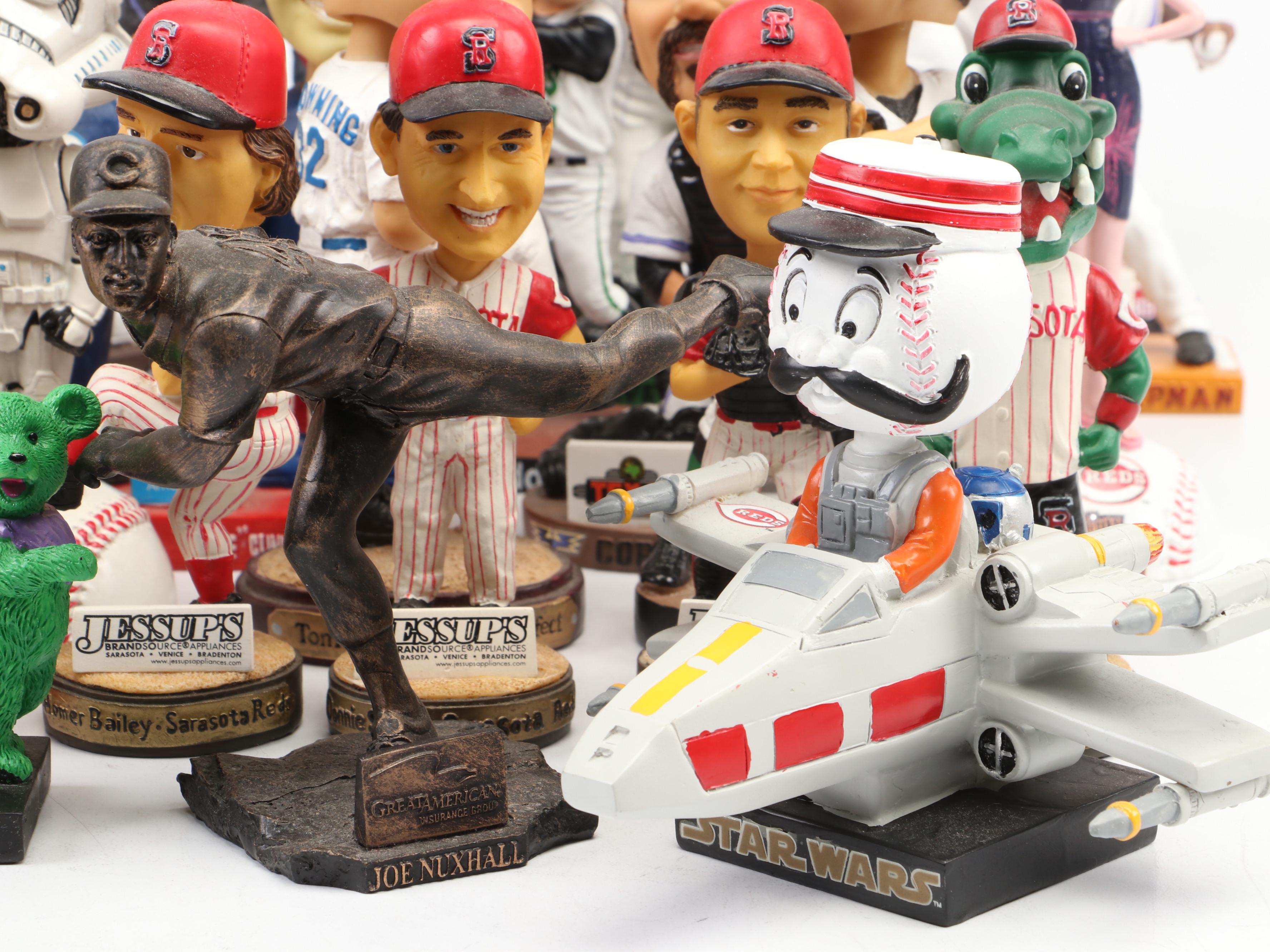 Cincinnati Reds Themed Bobbleheads with Star Wars, Marvel, Elvis, and More