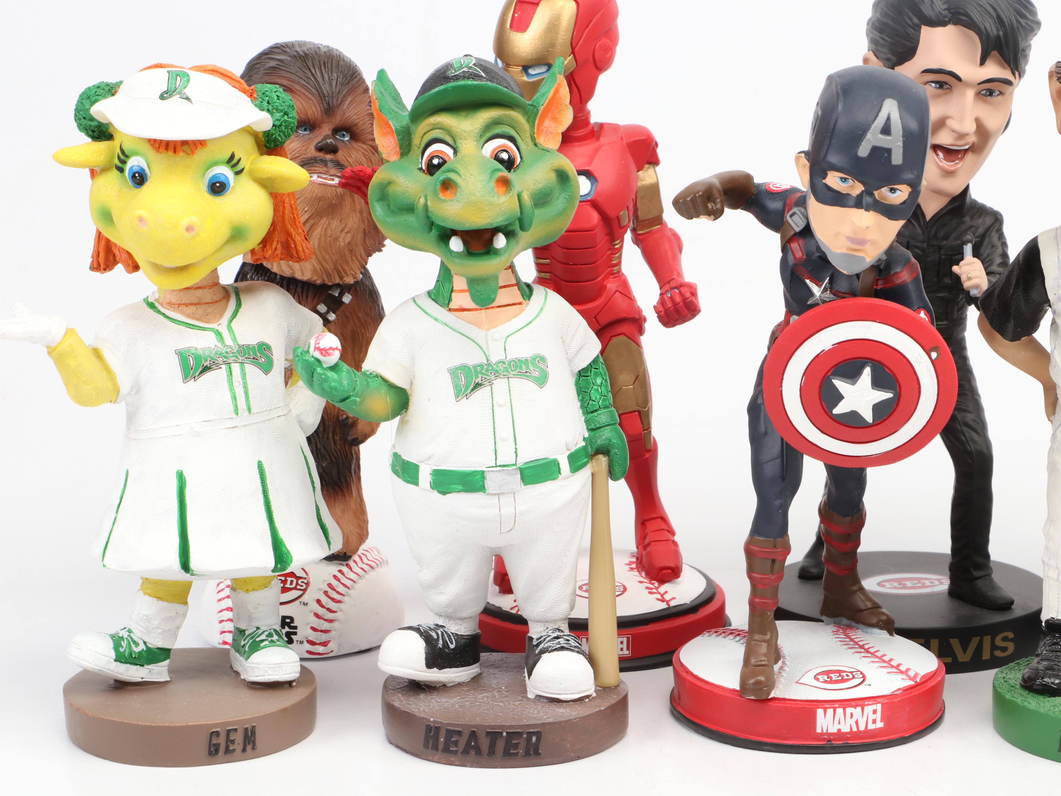 Cincinnati Reds Themed Bobbleheads with Star Wars, Marvel, Elvis, and More
