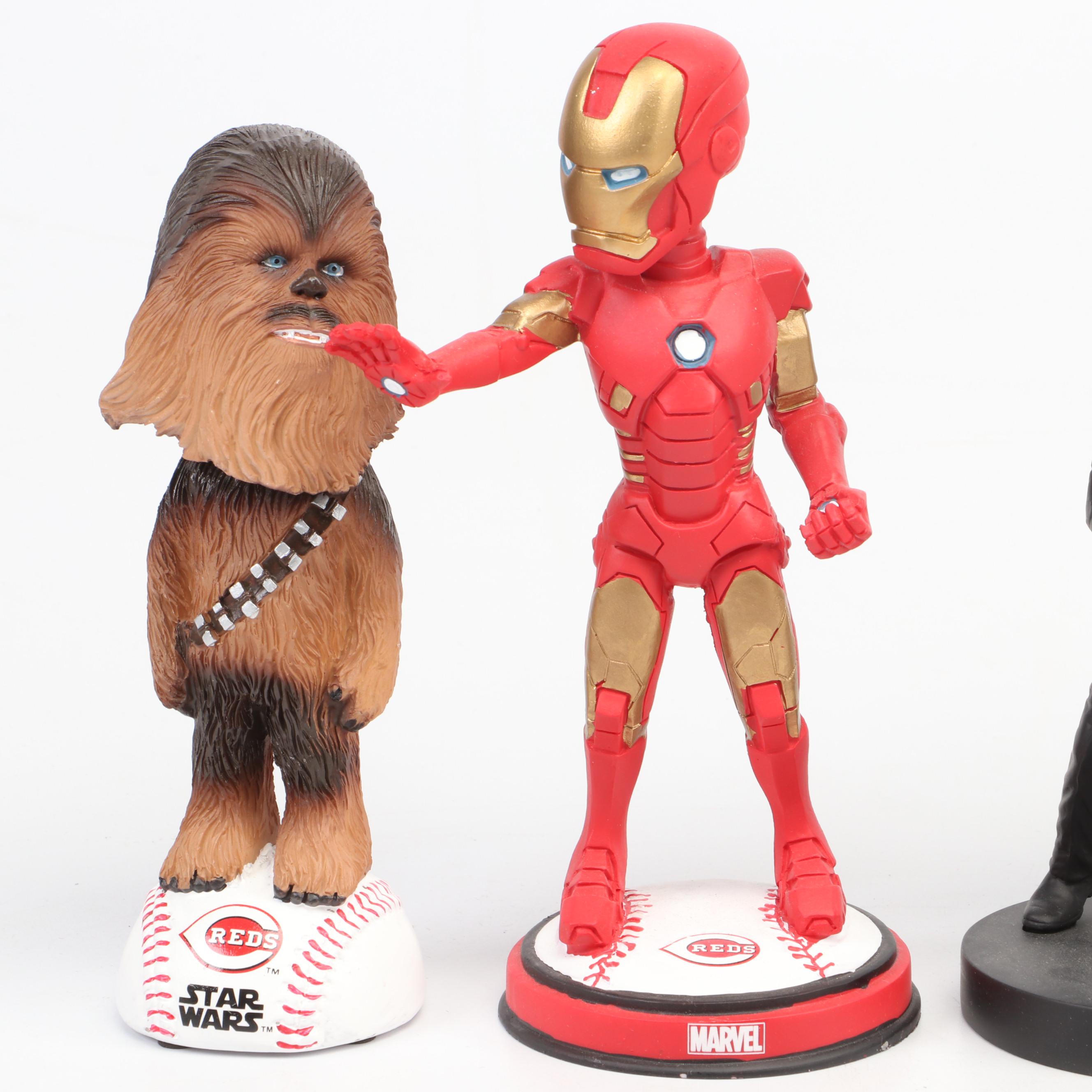 Cincinnati Reds Themed Bobbleheads with Star Wars, Marvel, Elvis, and More