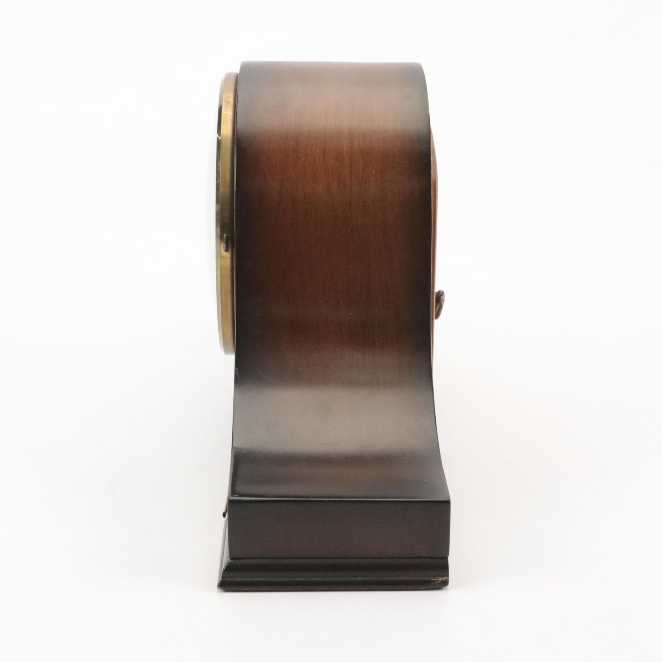 Linden German Wooden Mantel Clock, 1970s