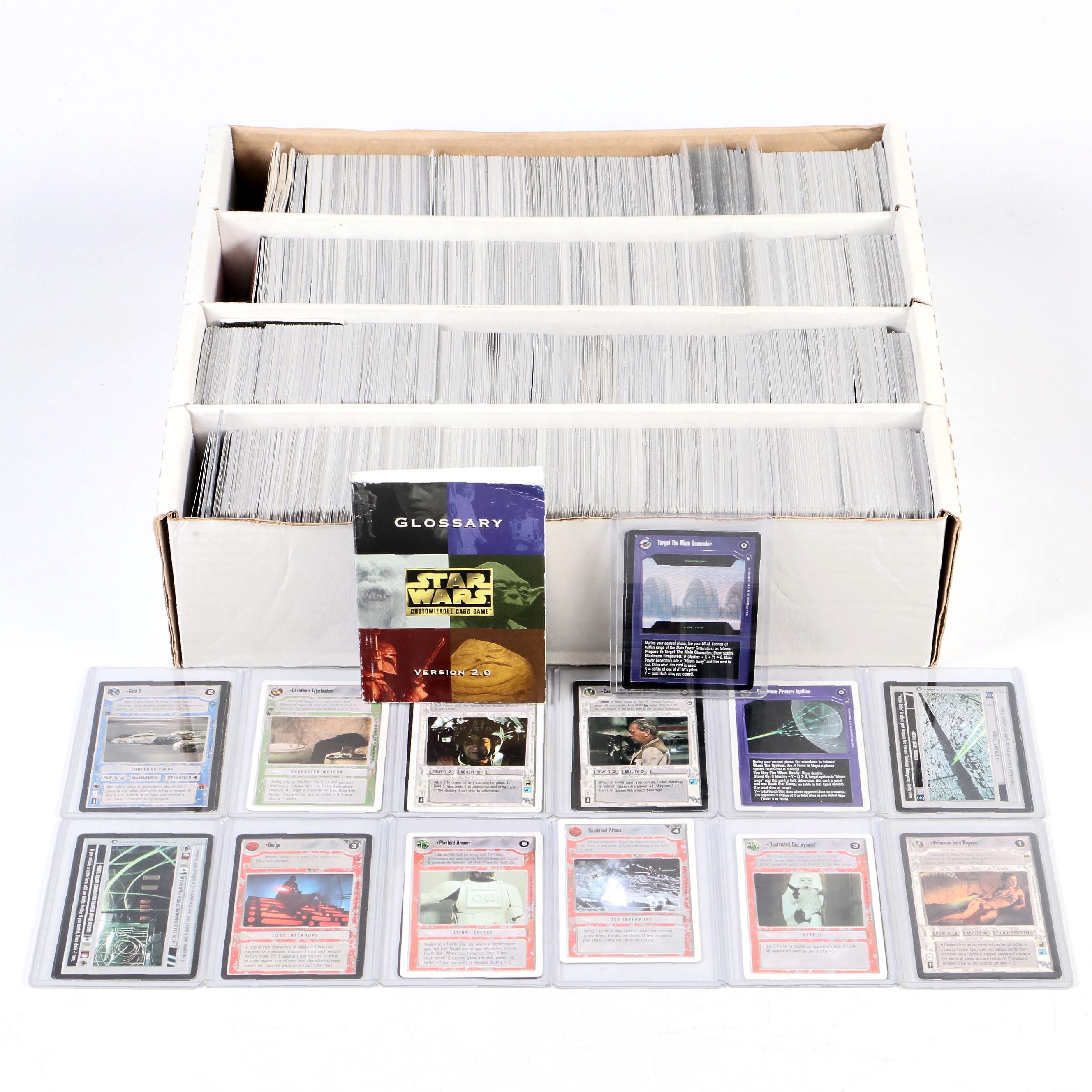 Star Wars Trading Cards with Storage Box, 2000s