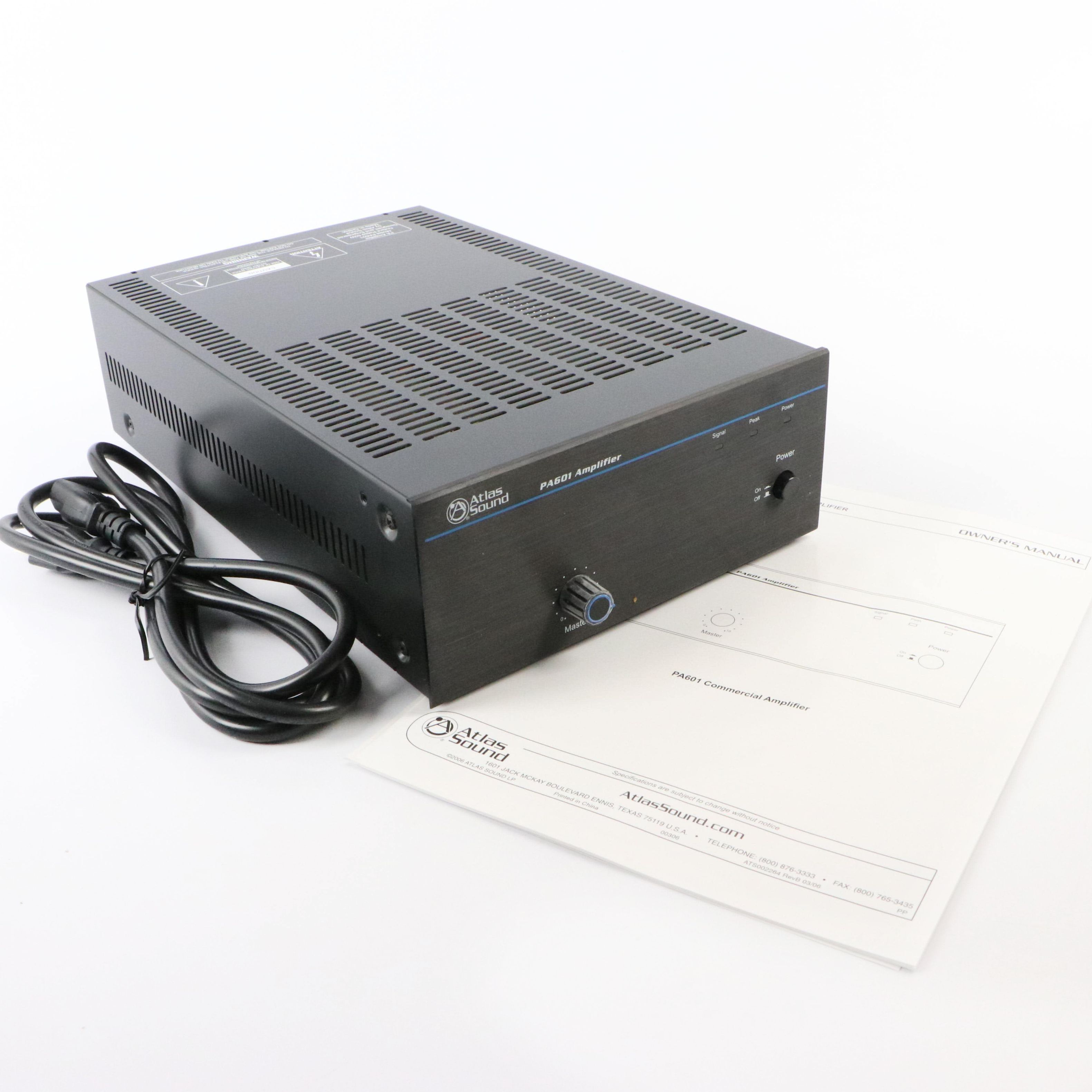 Atlas Sound Commercial Amplifier PA601