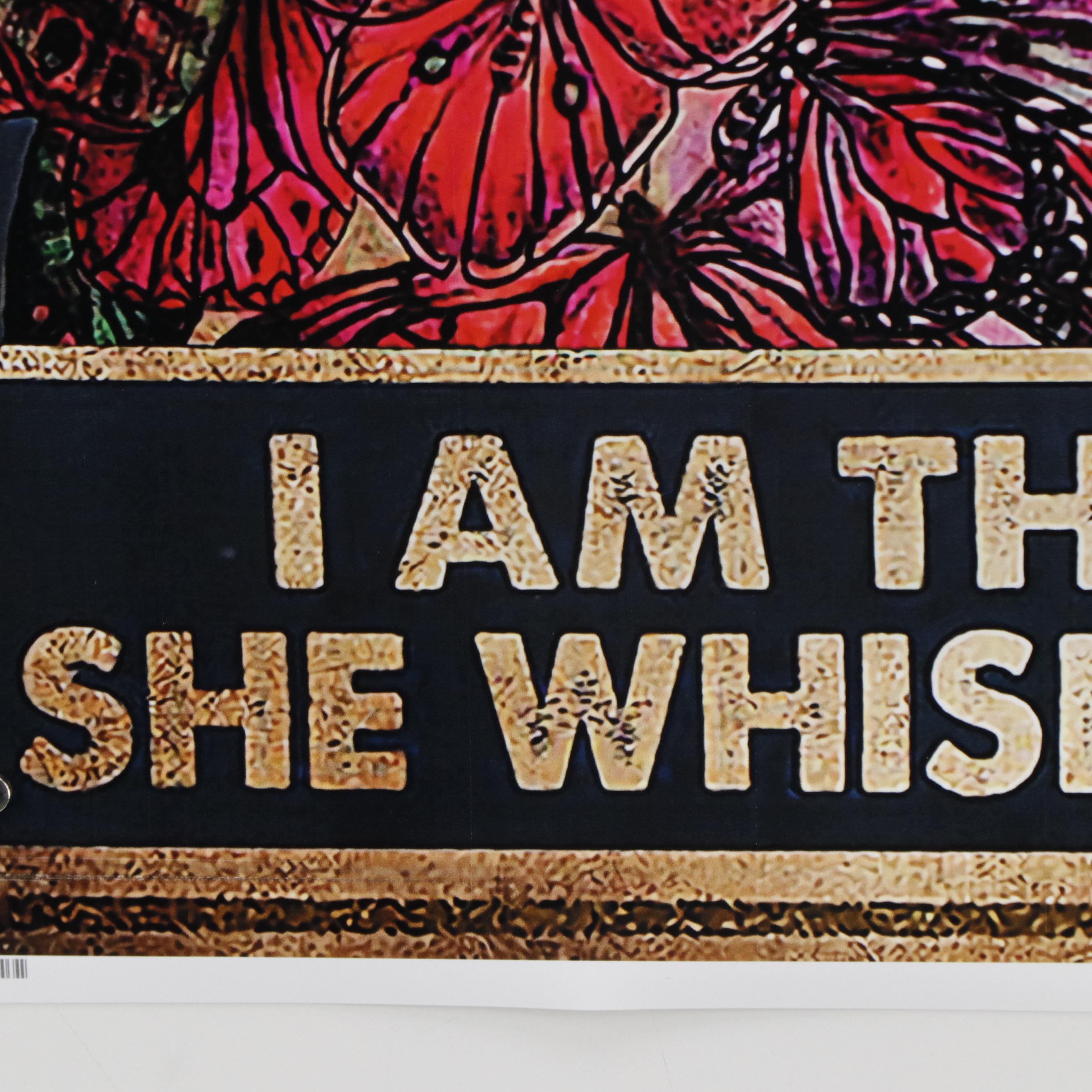 Giclée Poster of Woman "I Am The Storm," 21st Century