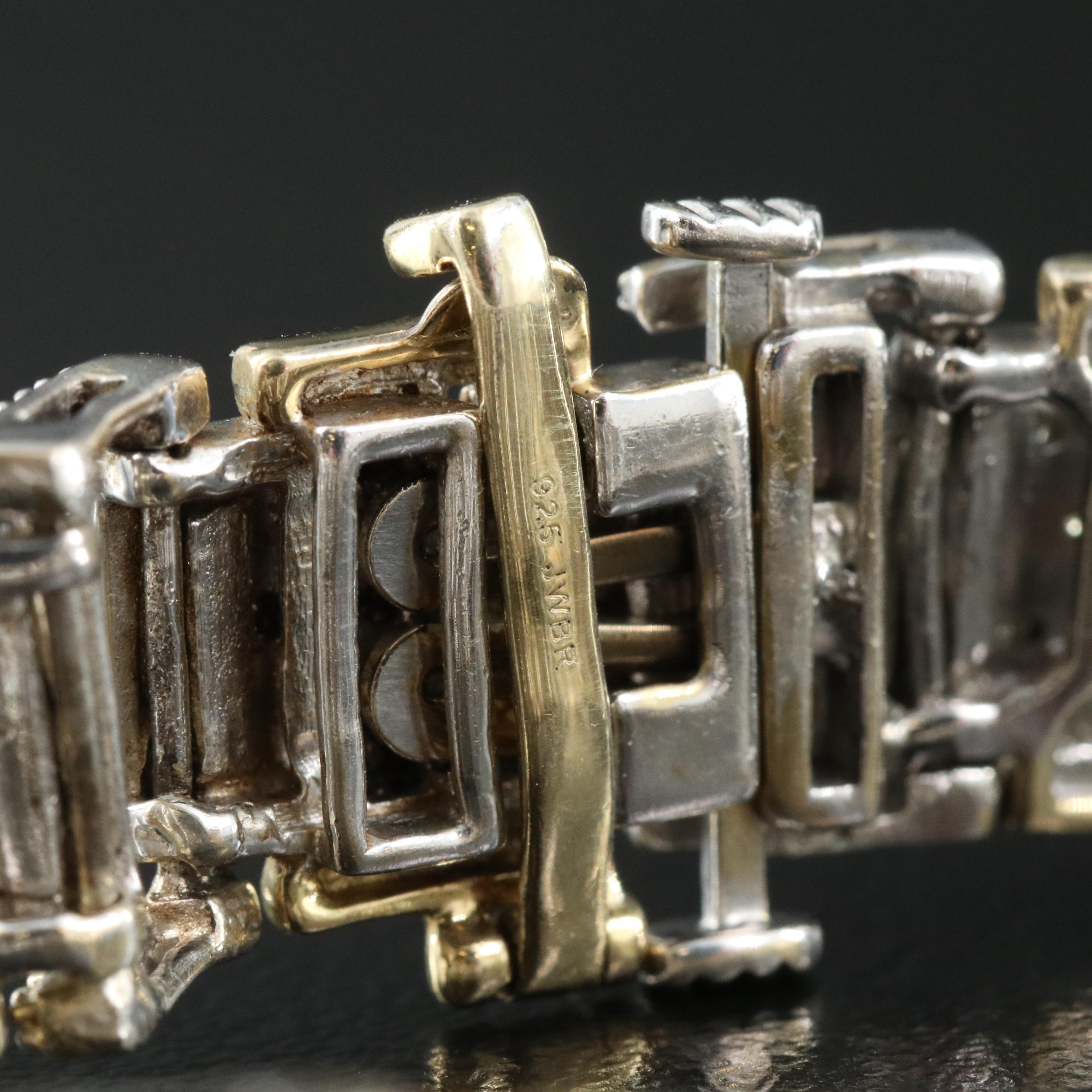 Sterling Diamond Bracelet