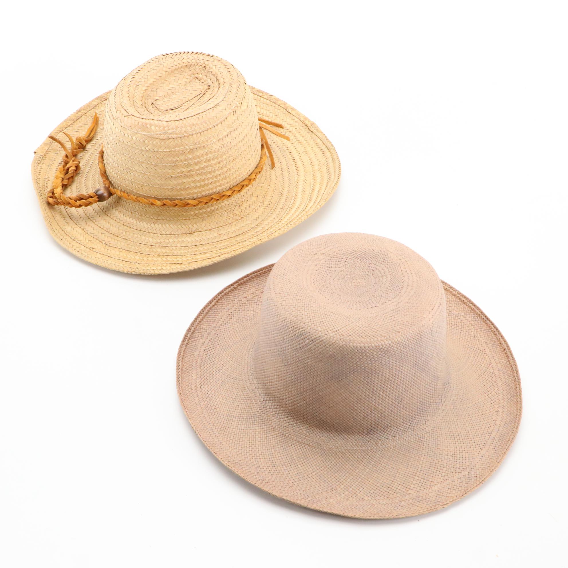 Woven Straw Sun Hats