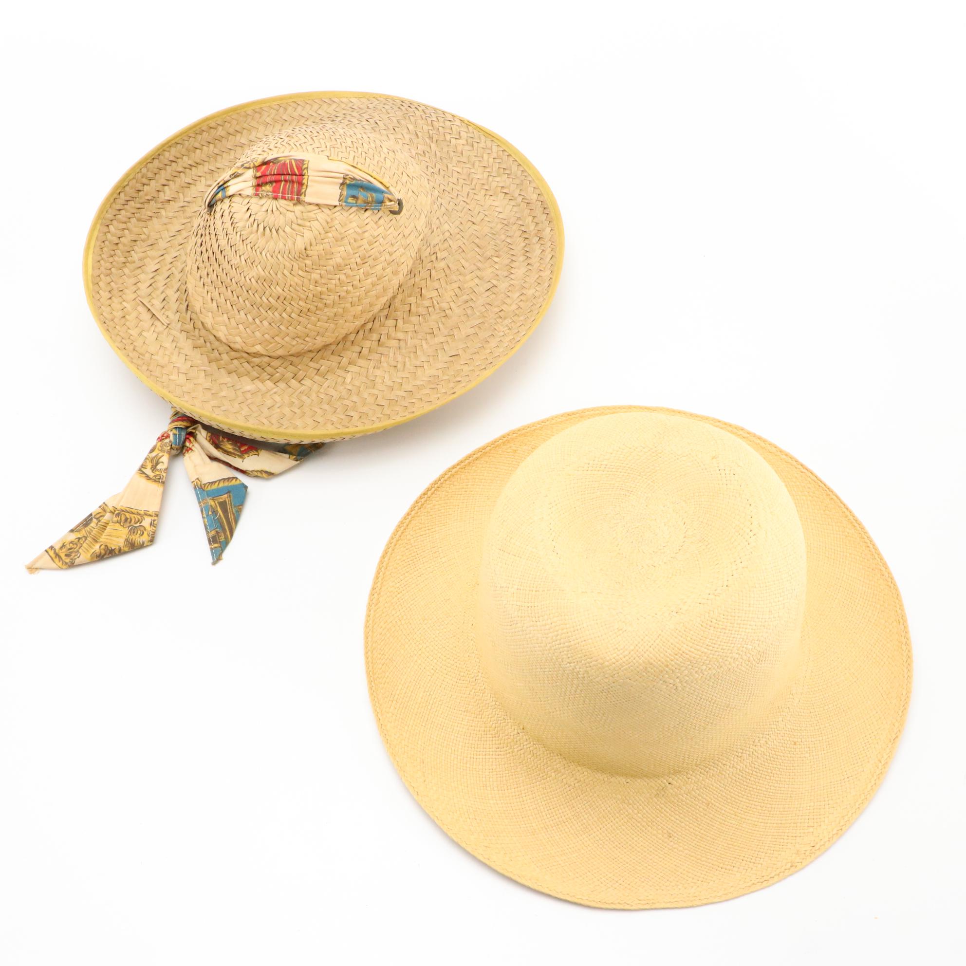 Woven Straw Sun Hats