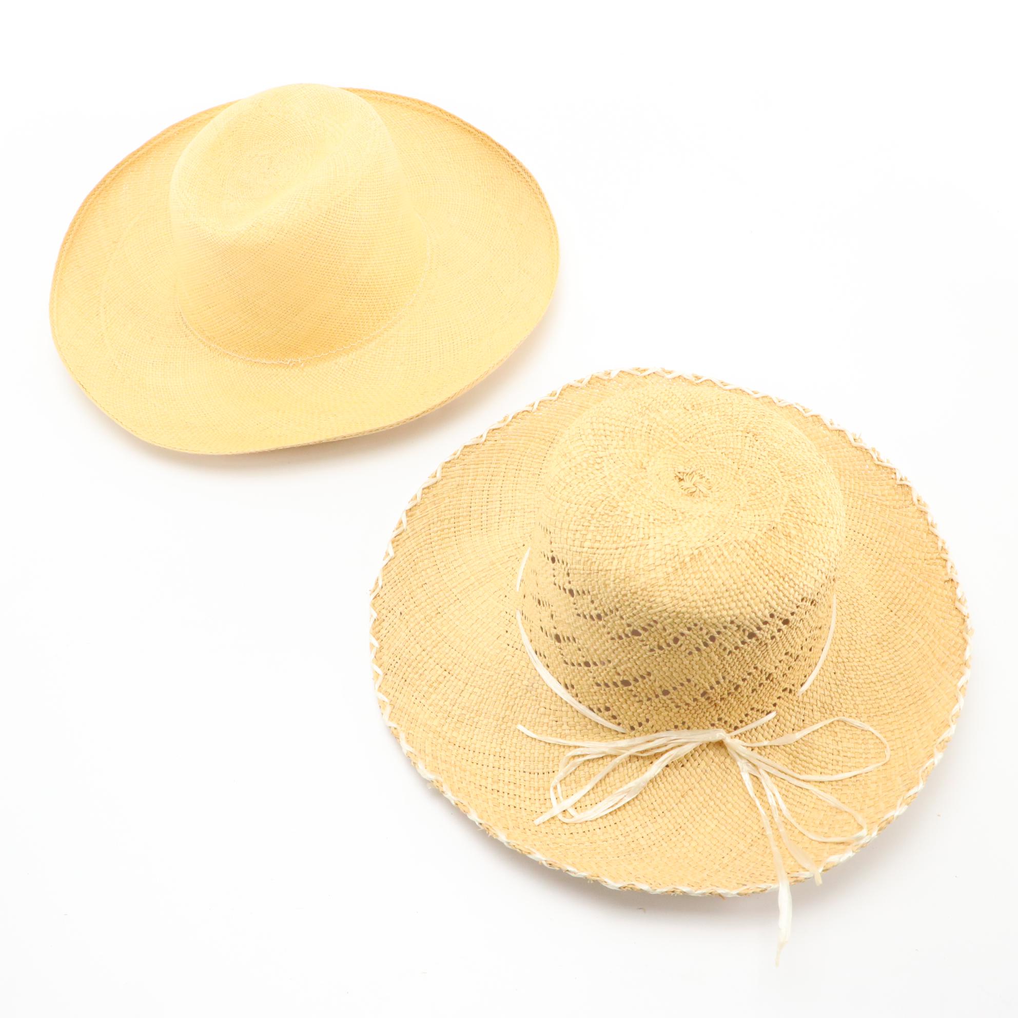 Woven Straw Sun Hats