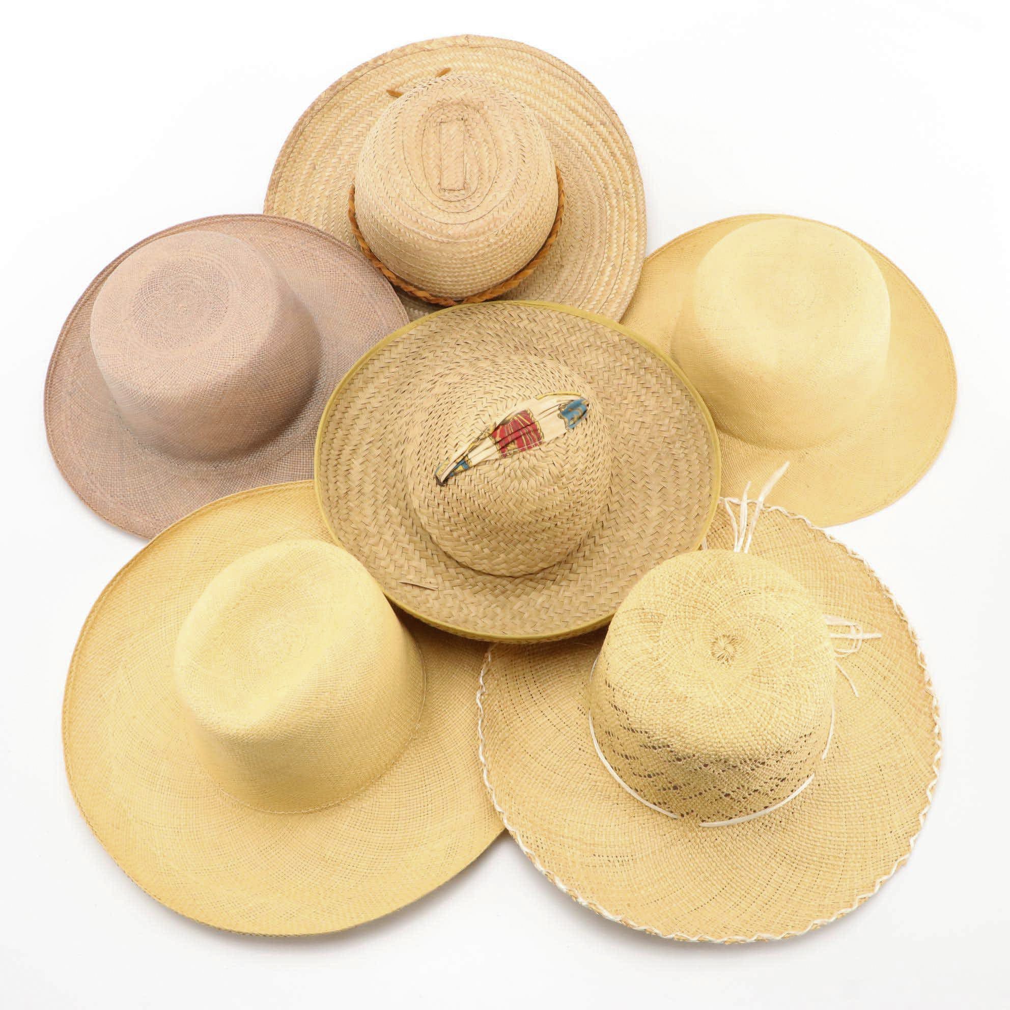 Woven Straw Sun Hats