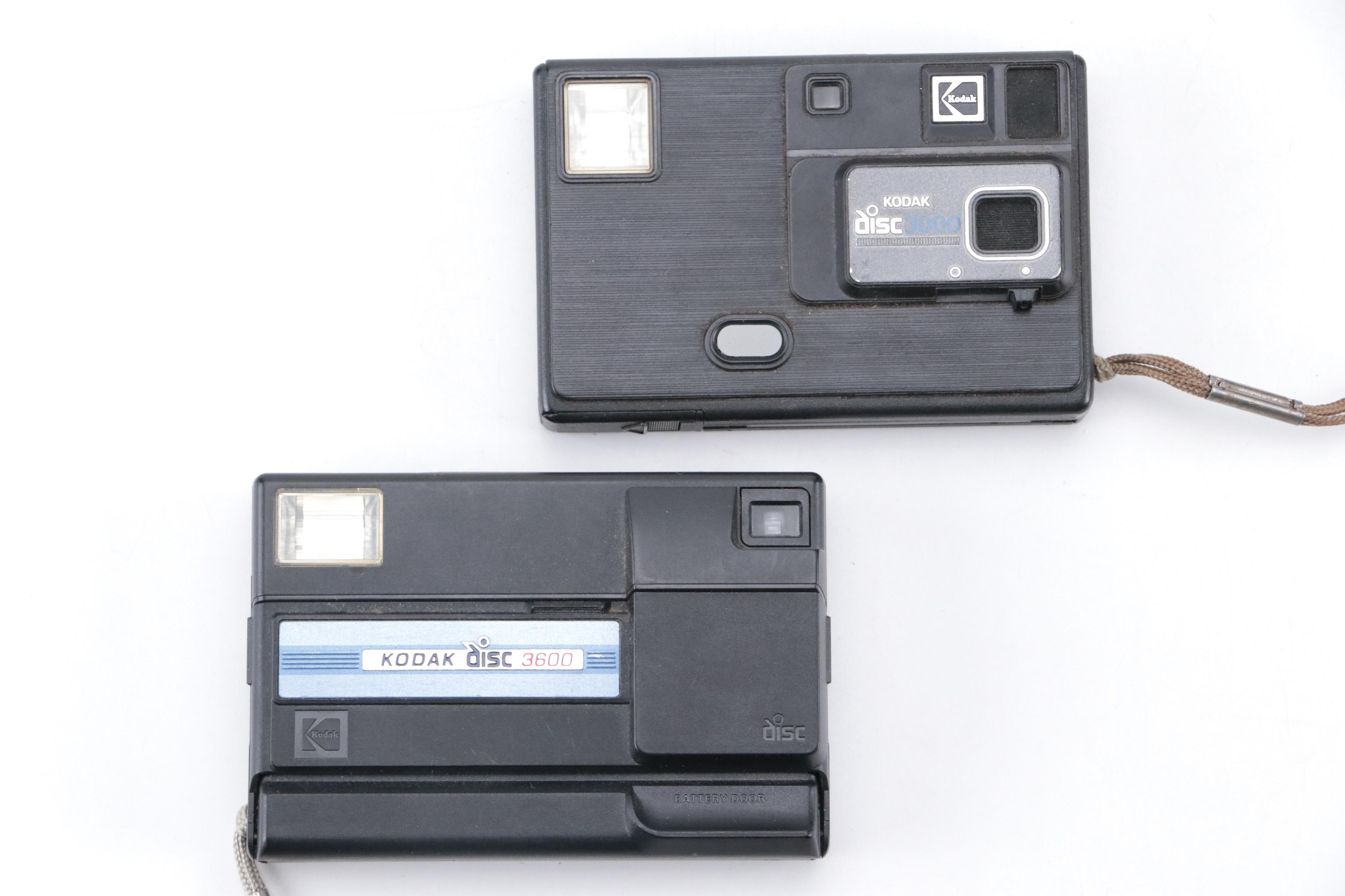 Kodak Disc 3000 and 3600 Cameras with More Cameras