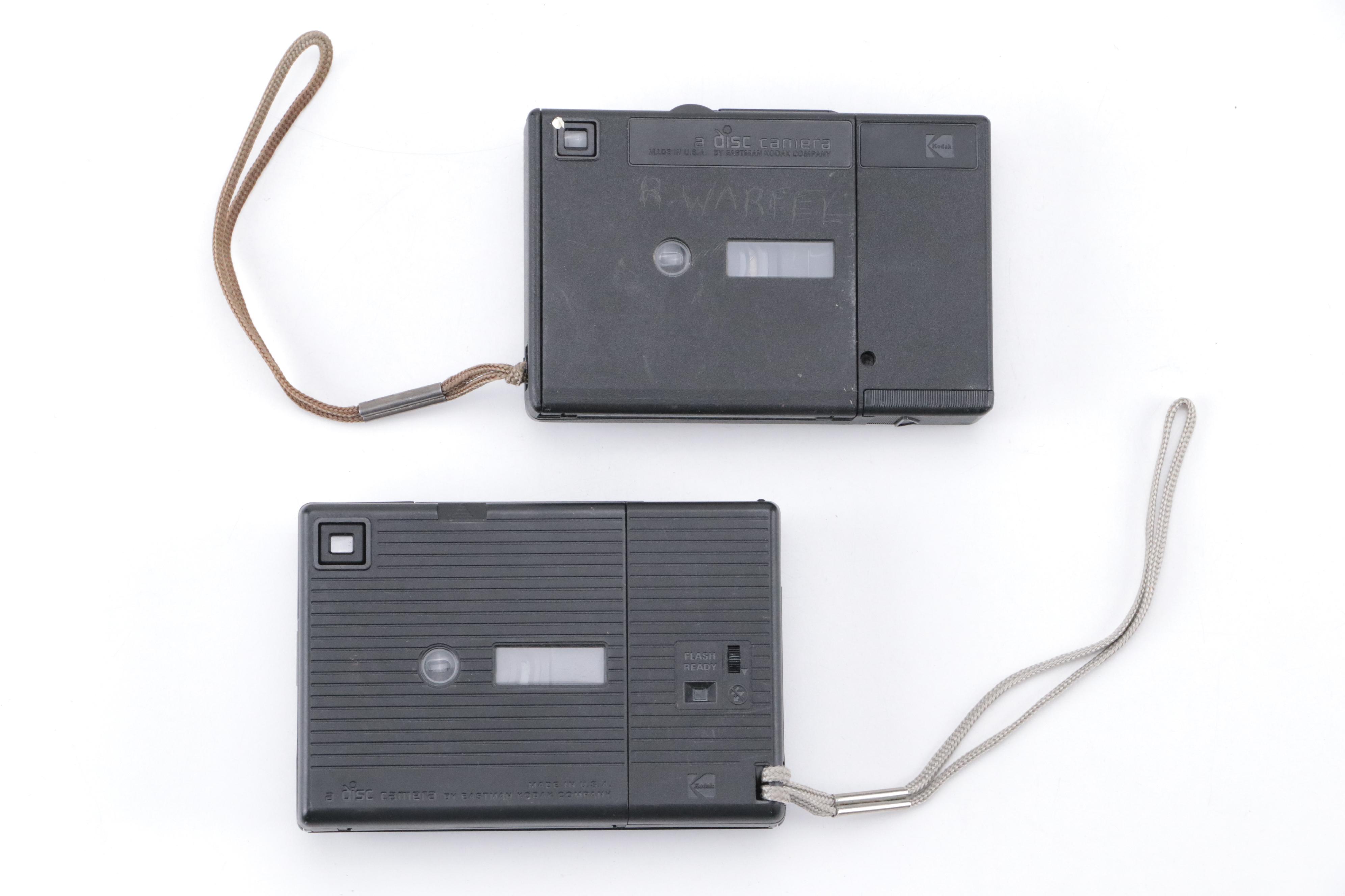 Kodak Disc 3000 and 3600 Cameras with More Cameras