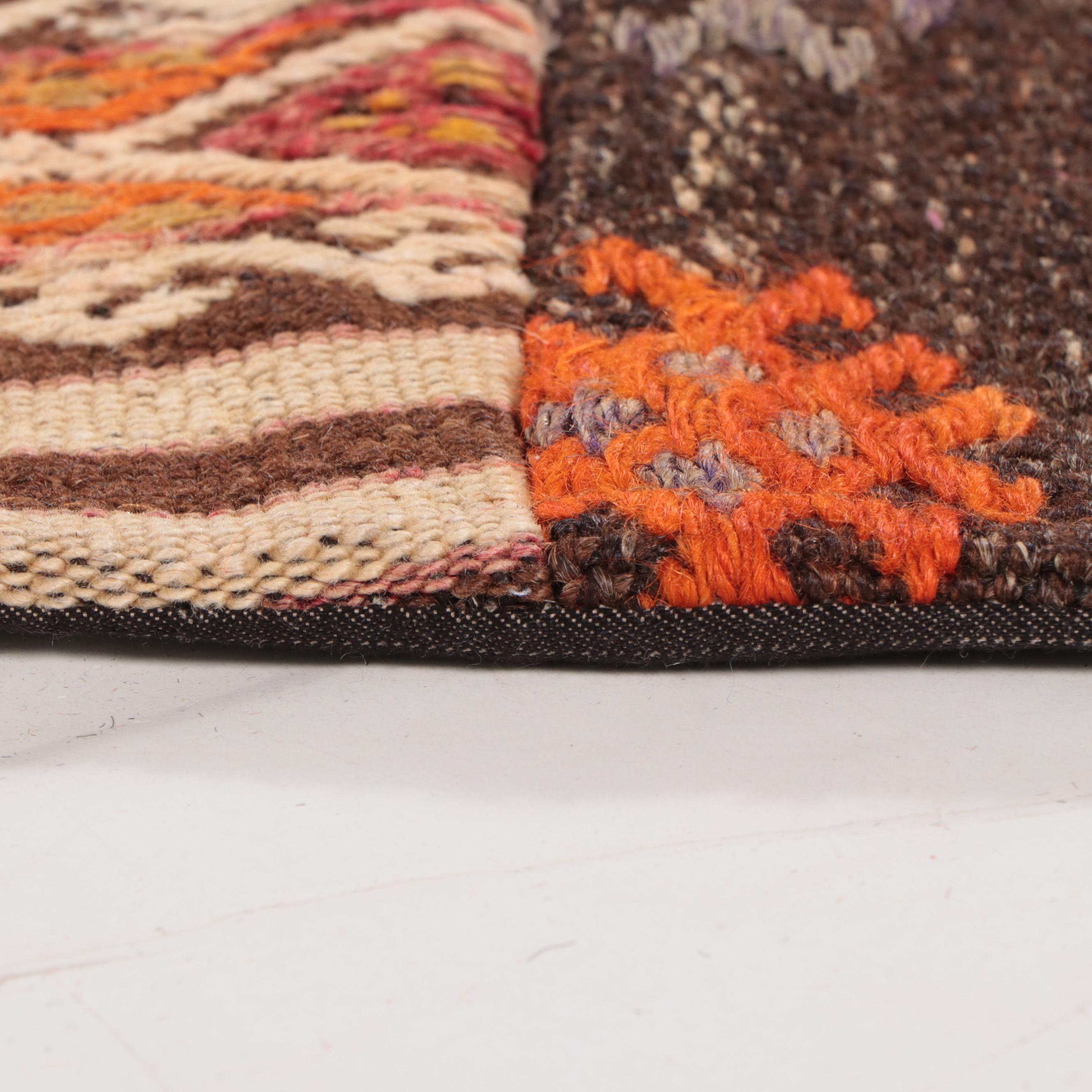 9'1 x 12'6 Handmade Turkish Pieced Patchwork Room Sized Rug