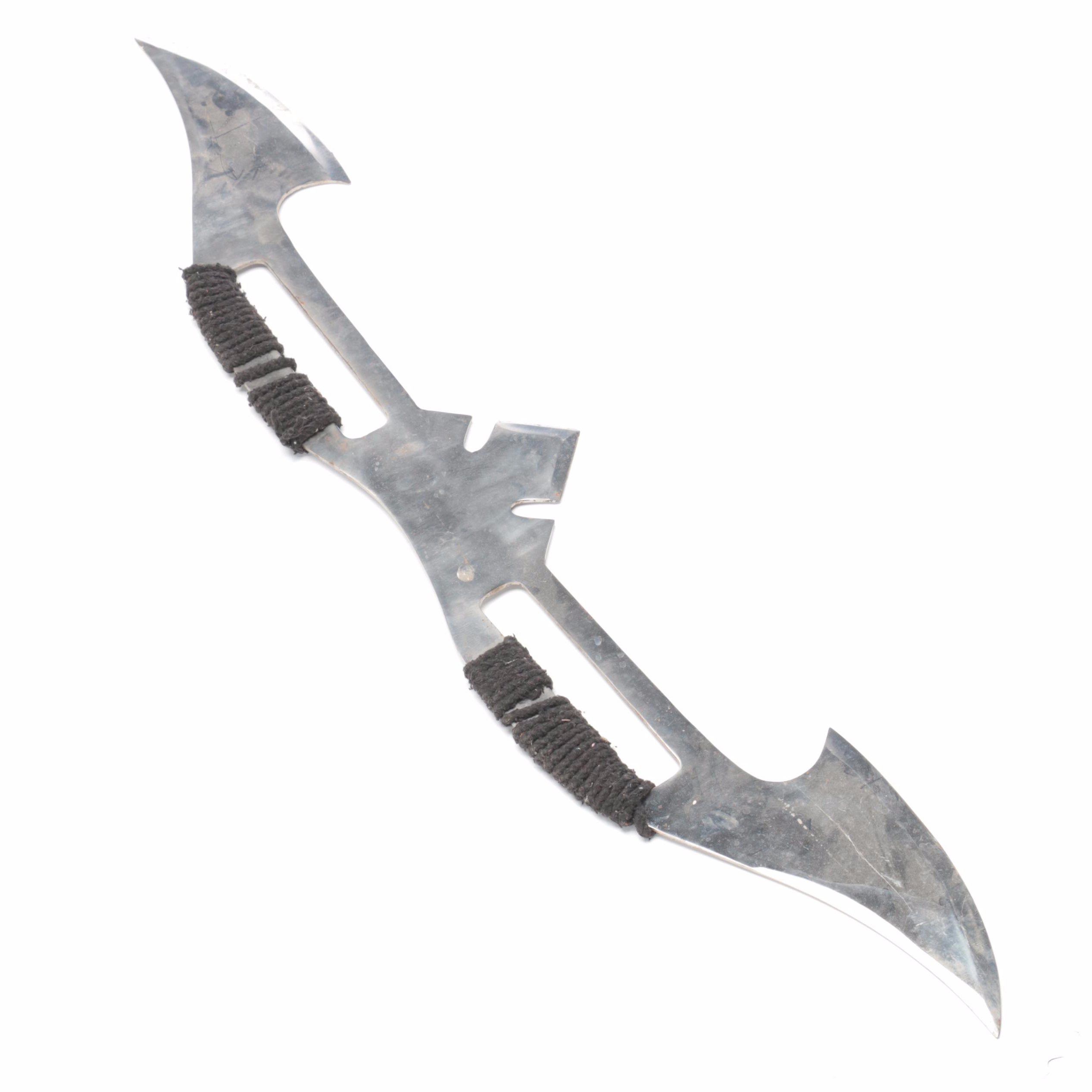 Star Trek Style Bat'leth Double Headed Battle Axe