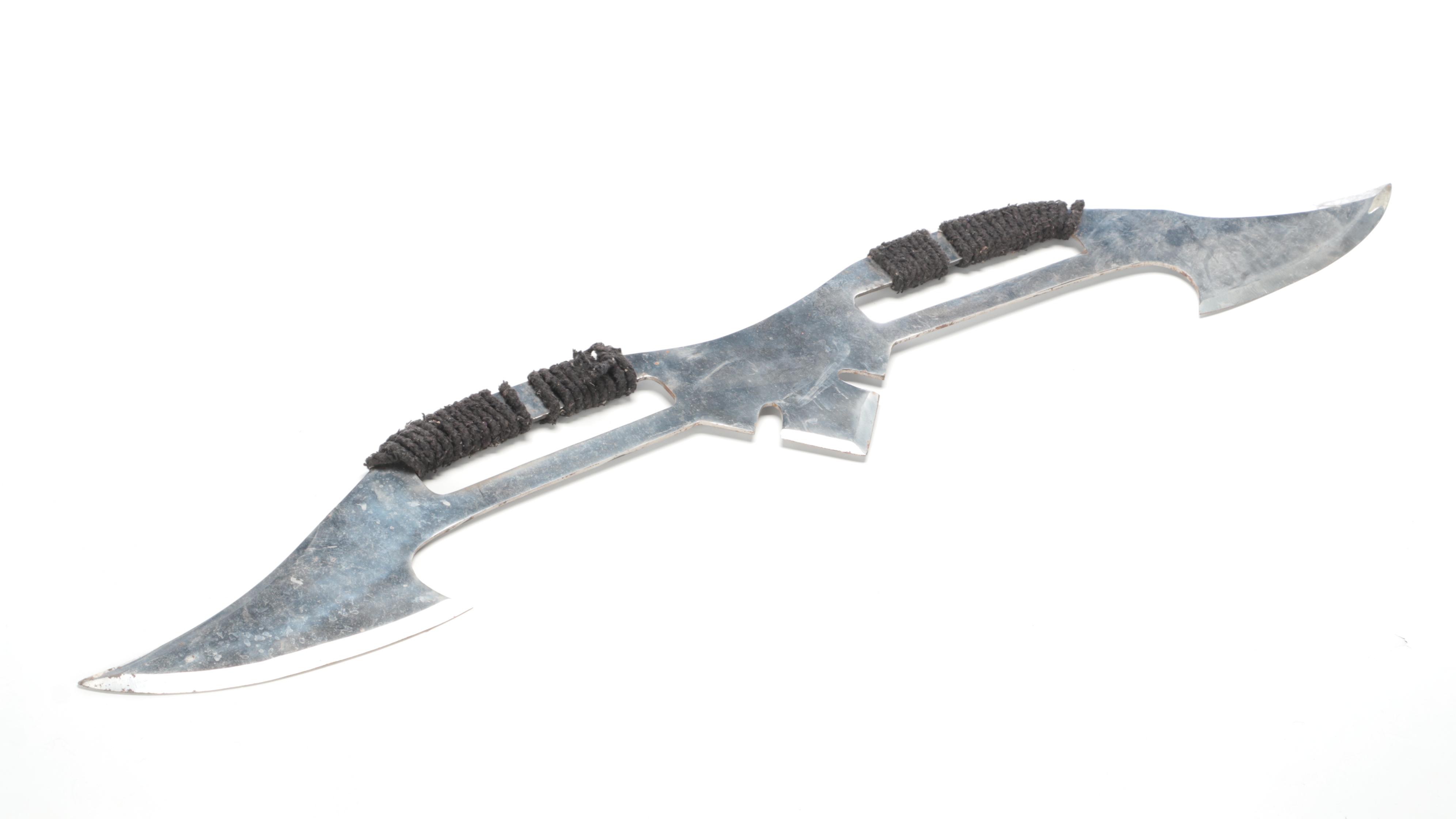 Star Trek Style Bat'leth Double Headed Battle Axe