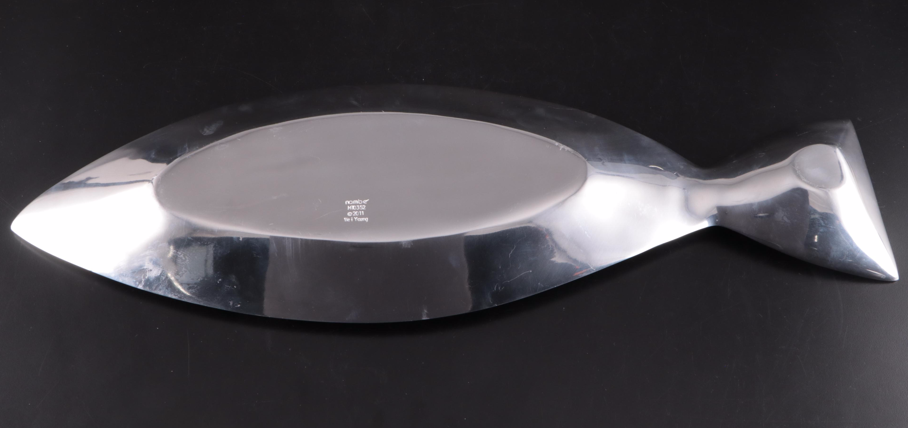 Nambé Aluminum Alloy Fish-Shaped Serving Platters, 2011
