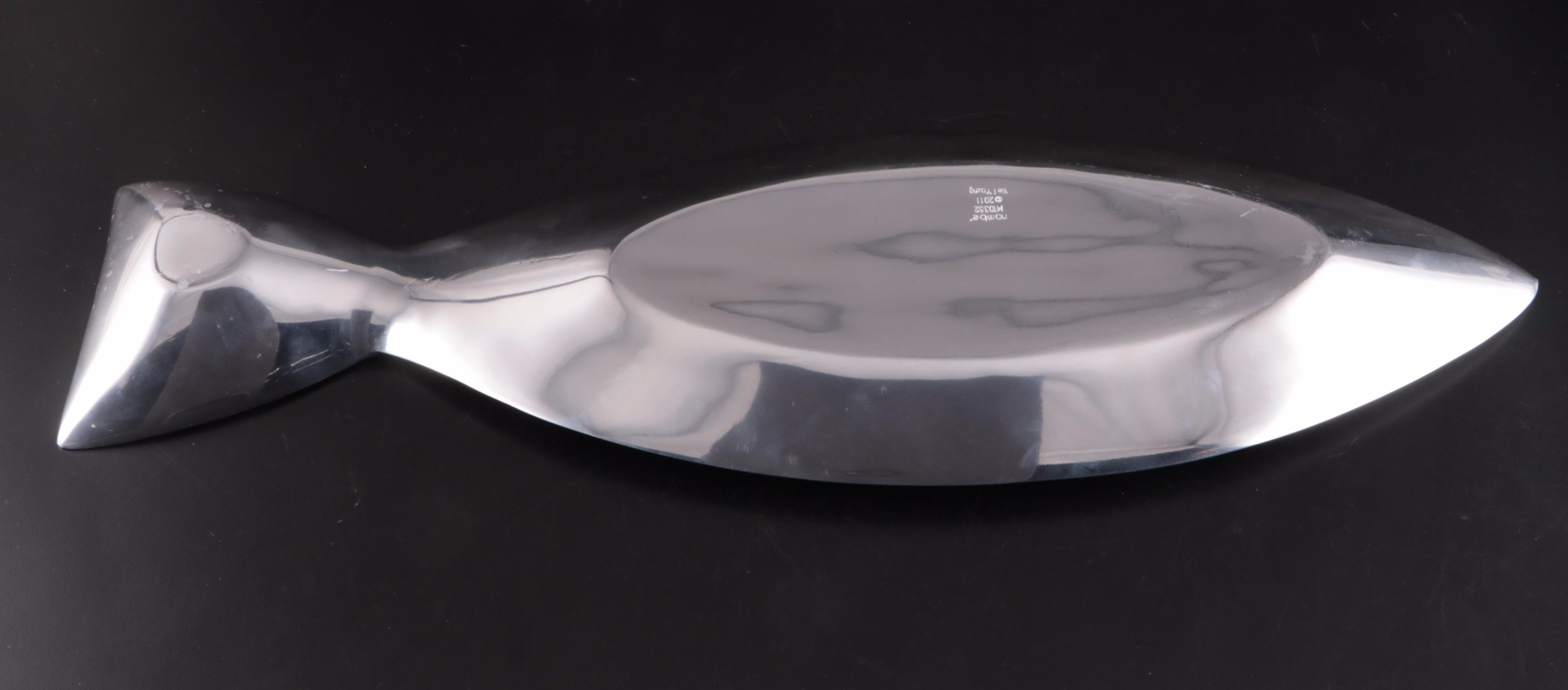 Nambé Aluminum Alloy Fish-Shaped Serving Platters, 2011