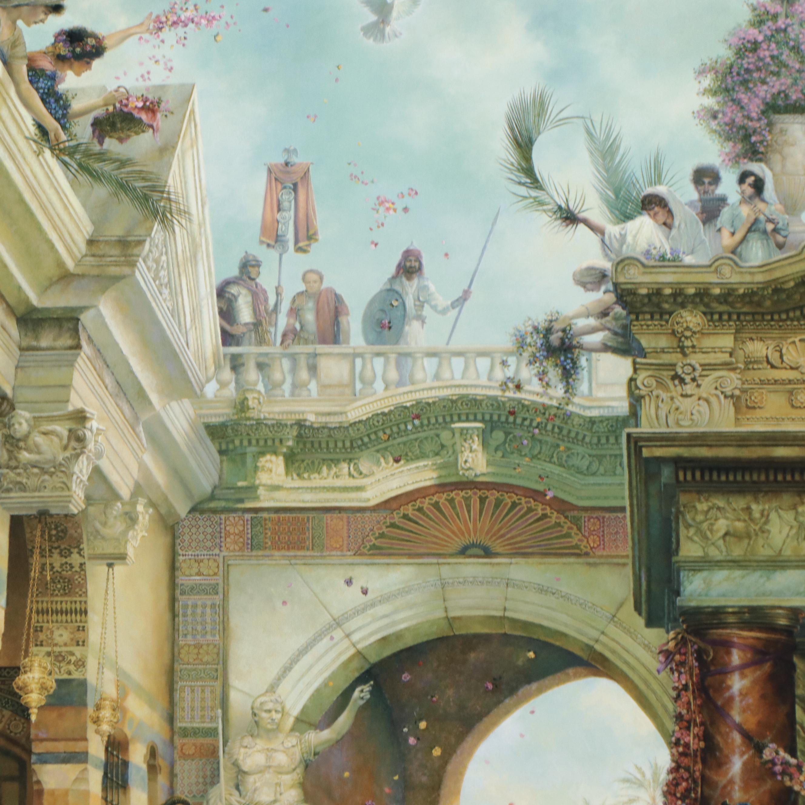 Tom duBois Offset Lithograph "Hosanna!," 2002