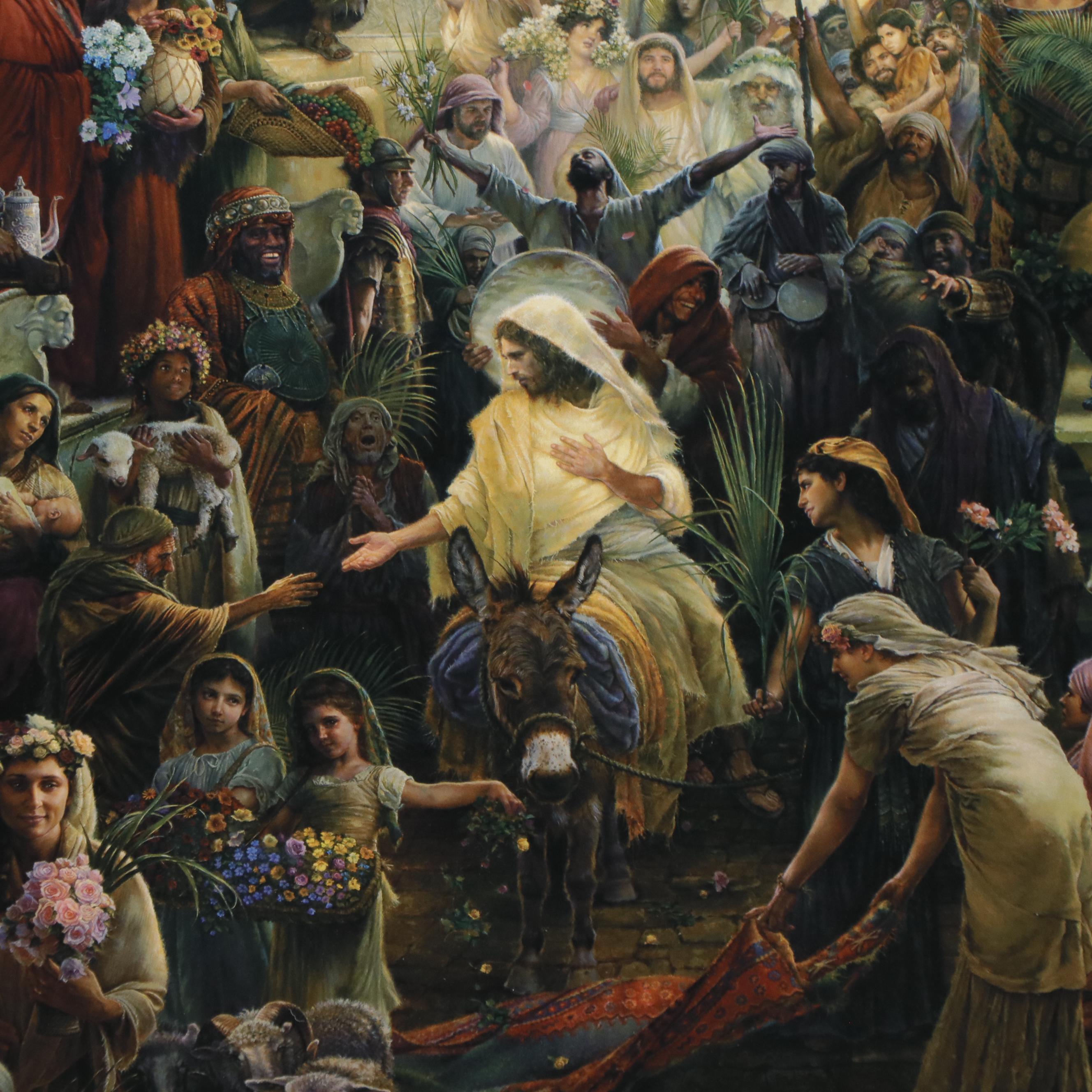 Tom duBois Offset Lithograph "Hosanna!," 2002