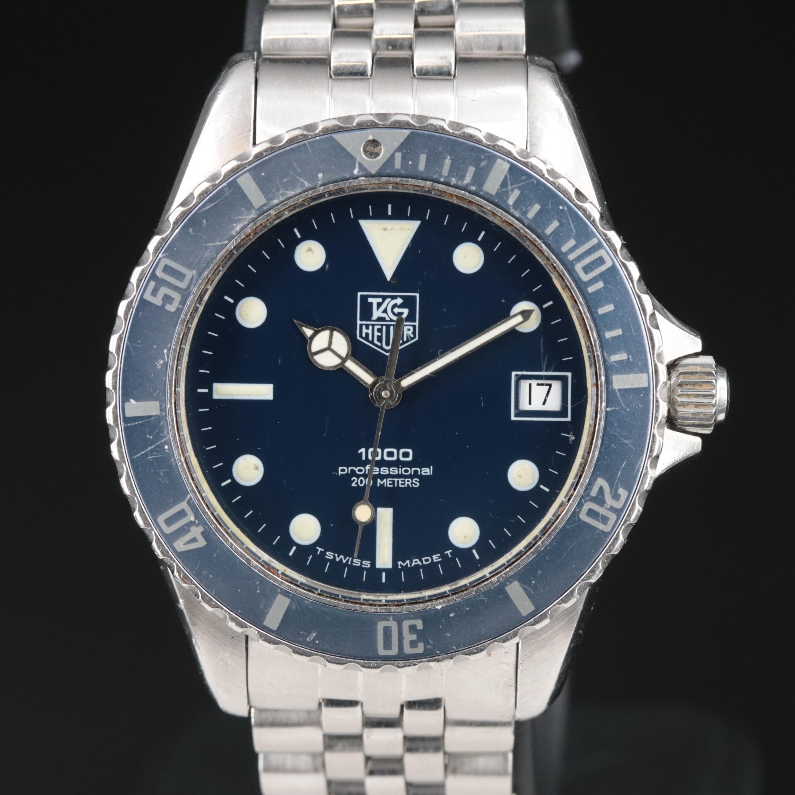 TAG Heuer 1000 Professional 200 Meters Watch