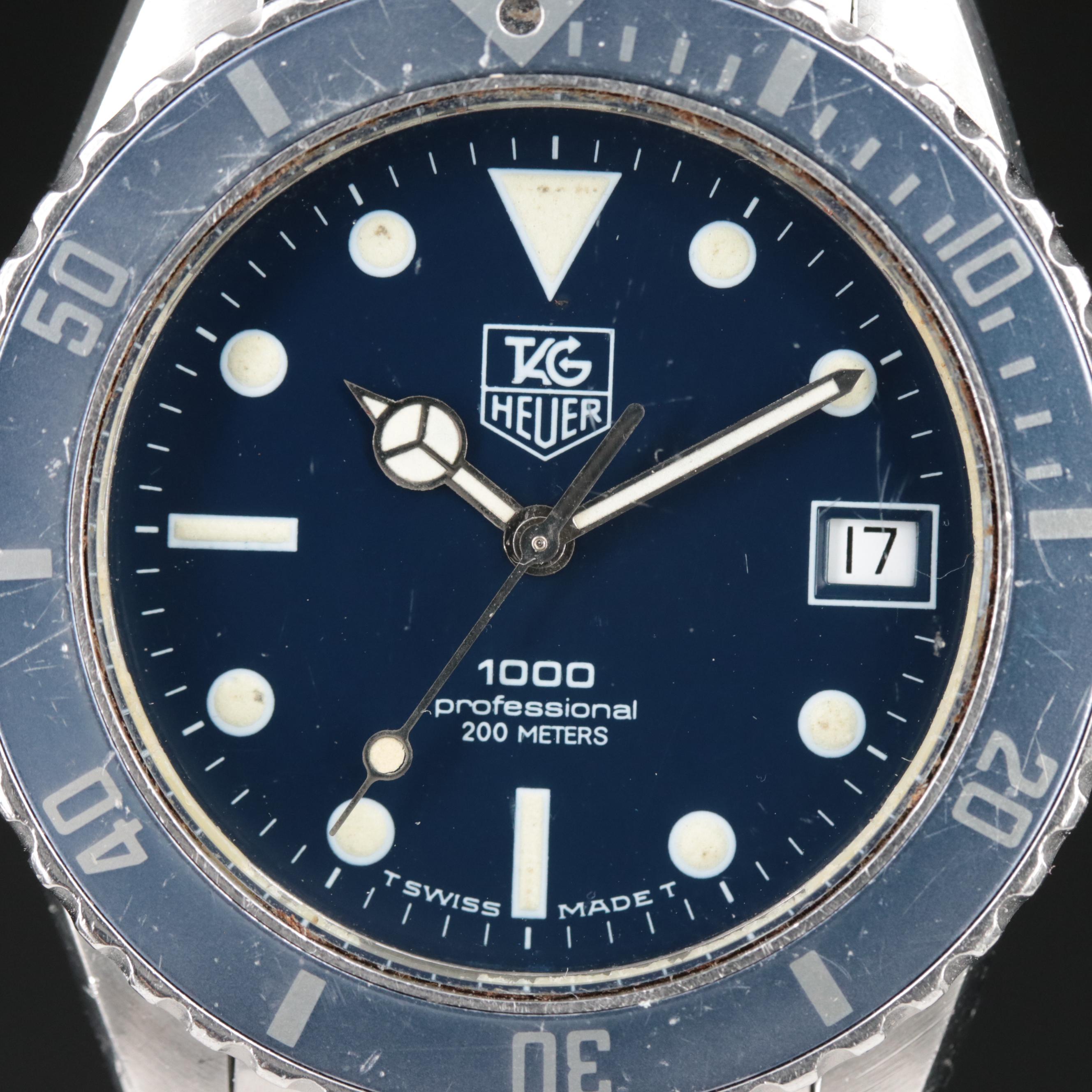 TAG Heuer 1000 Professional 200 Meters Watch